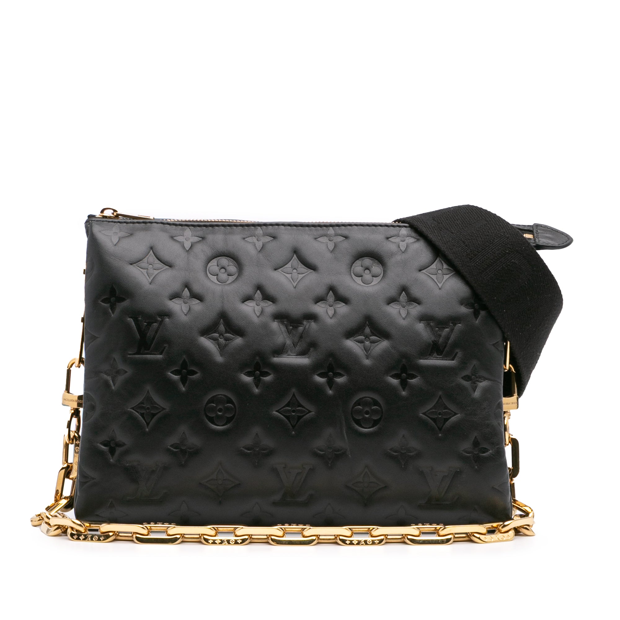 Louis Vuitton Monogram Embossed Puffy Lambskin Coussin PM - image 1