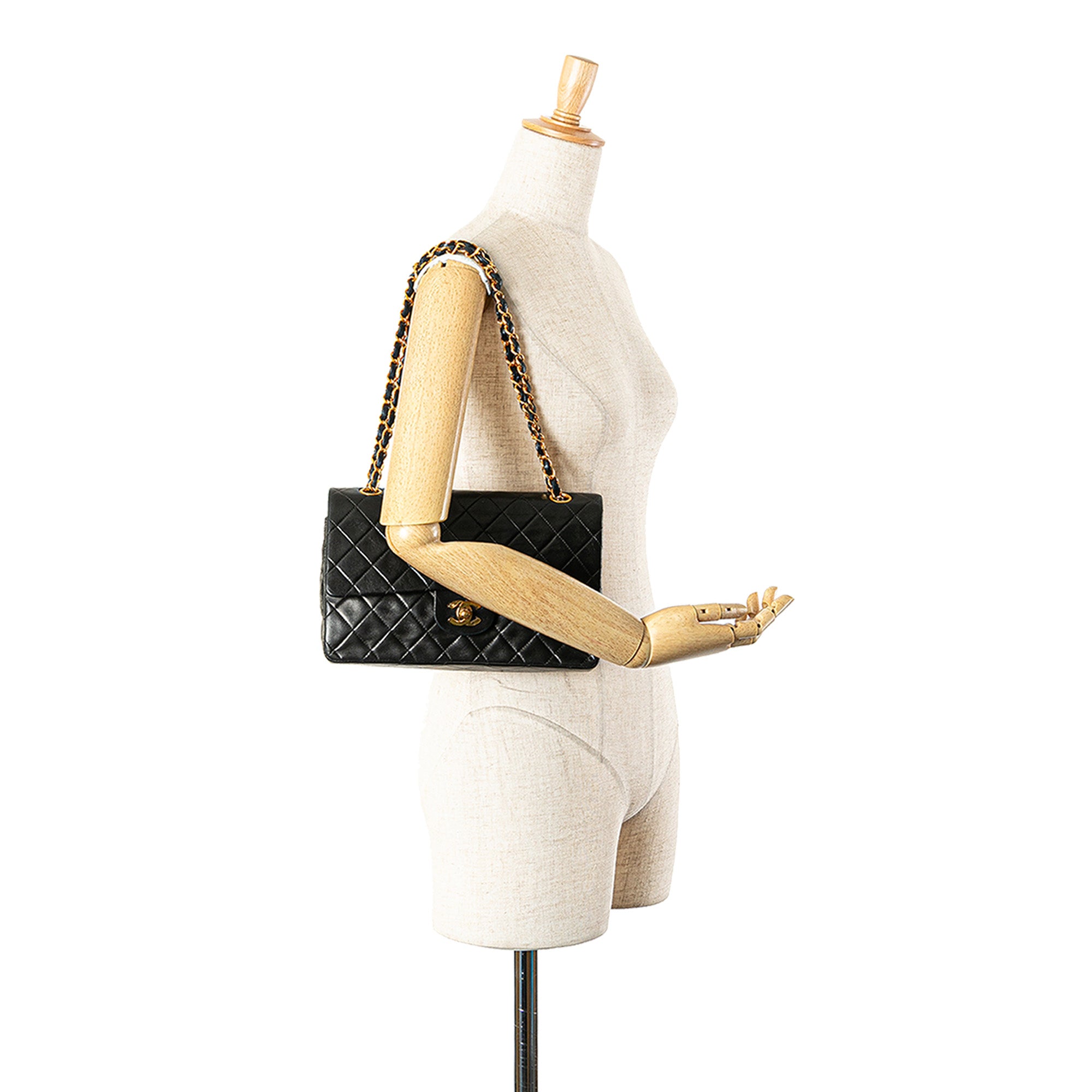 Chanel Medium Classic Lambskin Double Flap - image 14