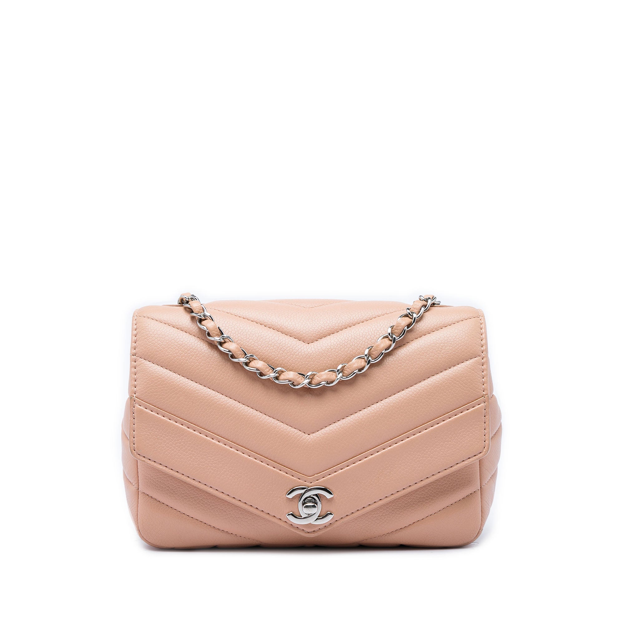Chanel Small Chevron Caviar Data Center Envelope Flap - image 1