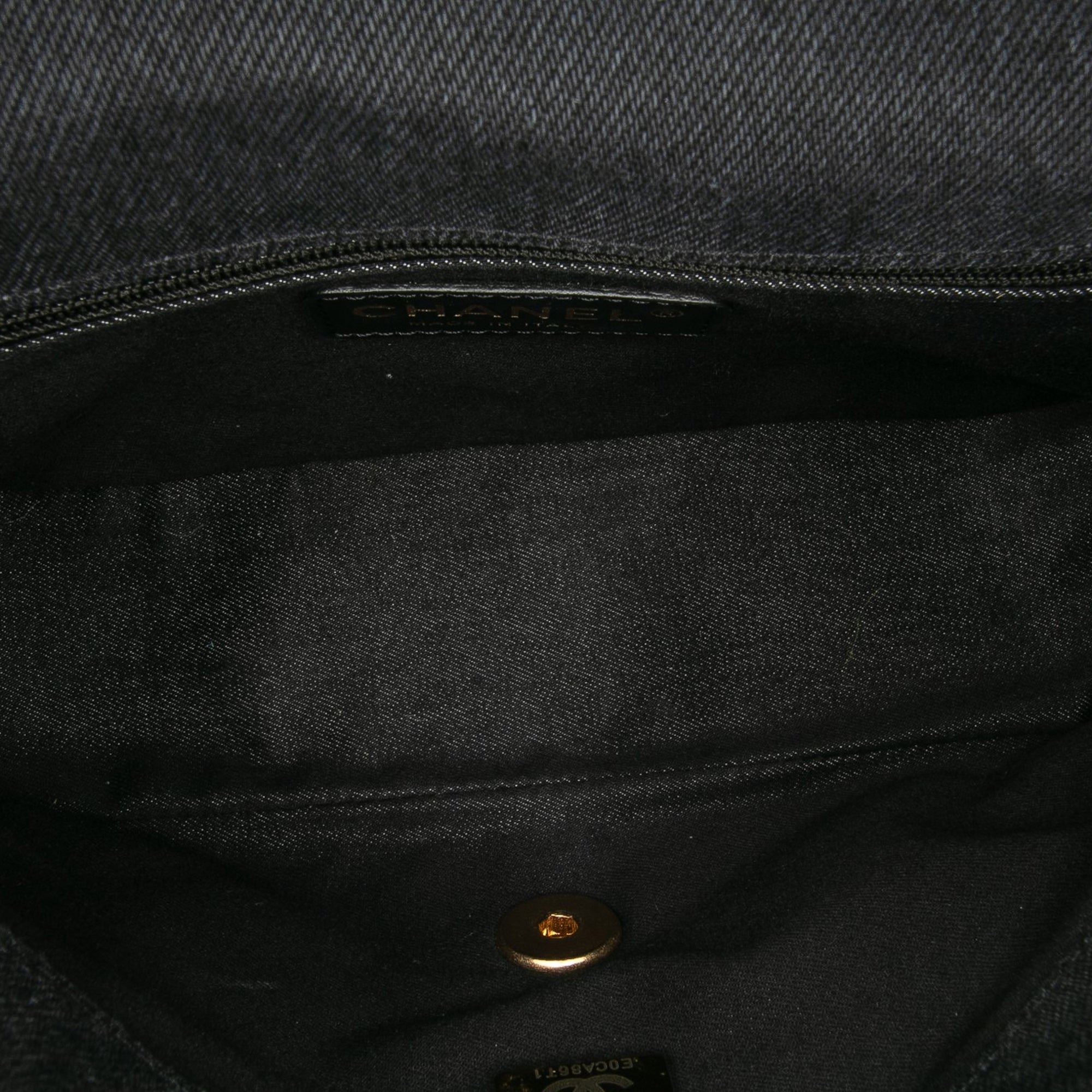 Chanel Mini Rectangular Quilted Denim Mood Flap - image 4
