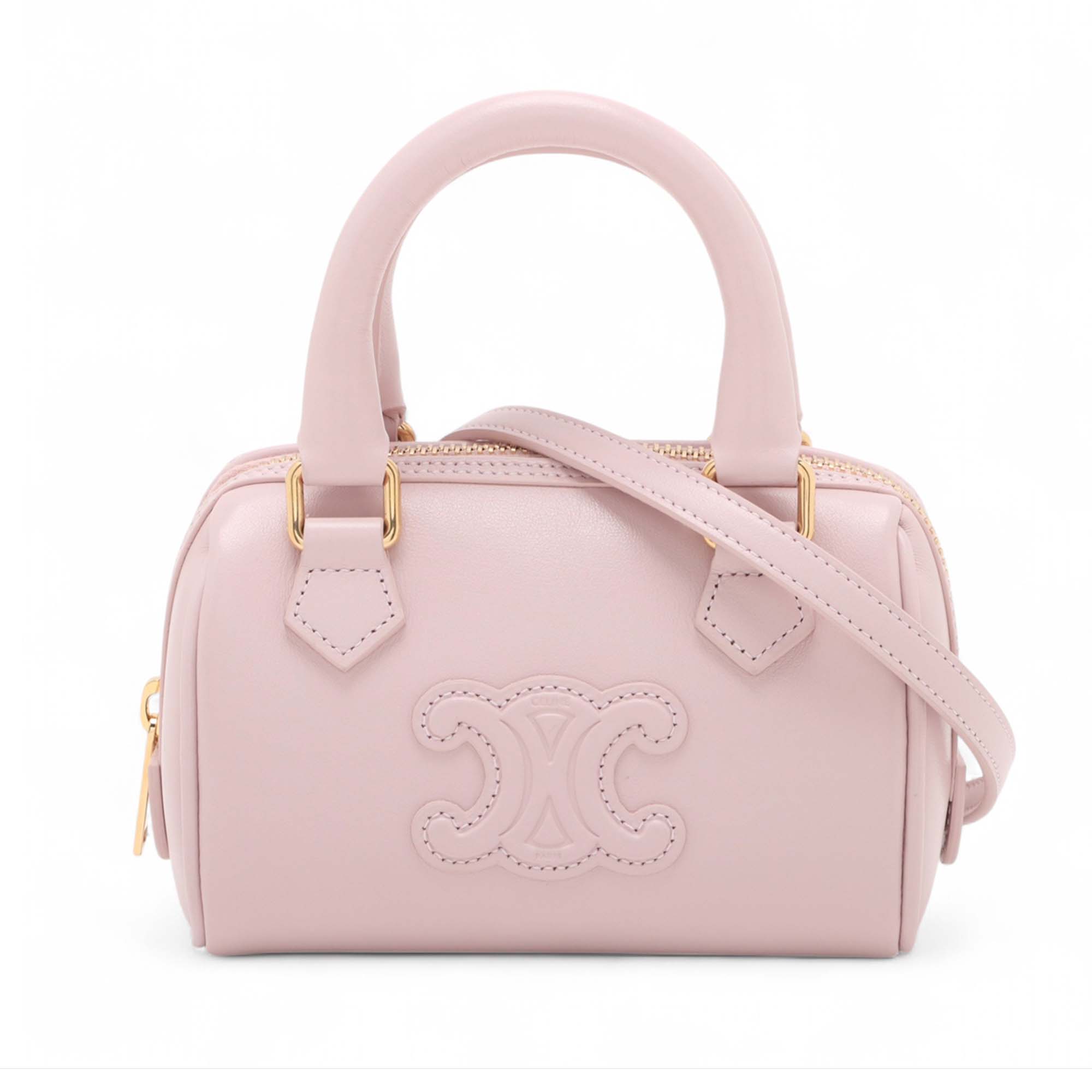 Celine Mini Calfskin Cuir Boston Satchel - image 1