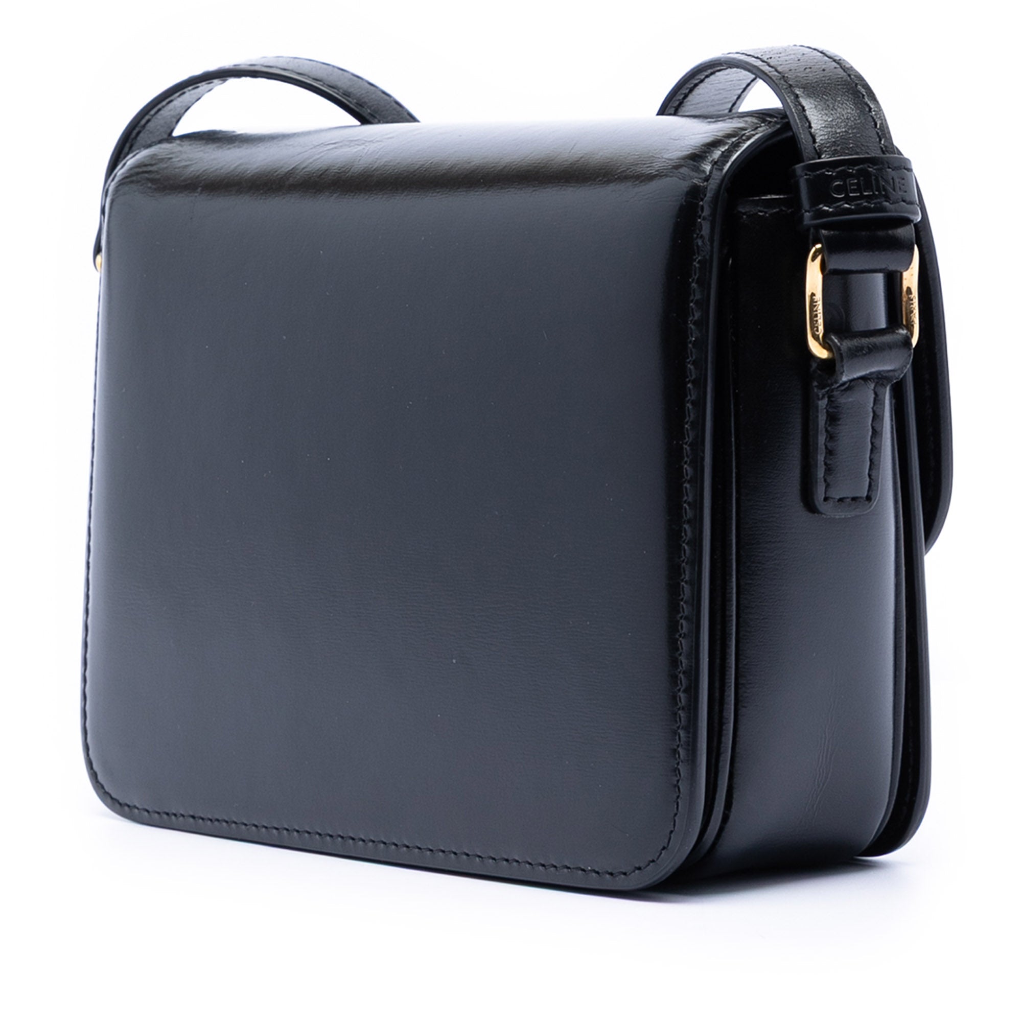 Celine Teen Shiny Calfskin Triomphe Crossbody - image 2