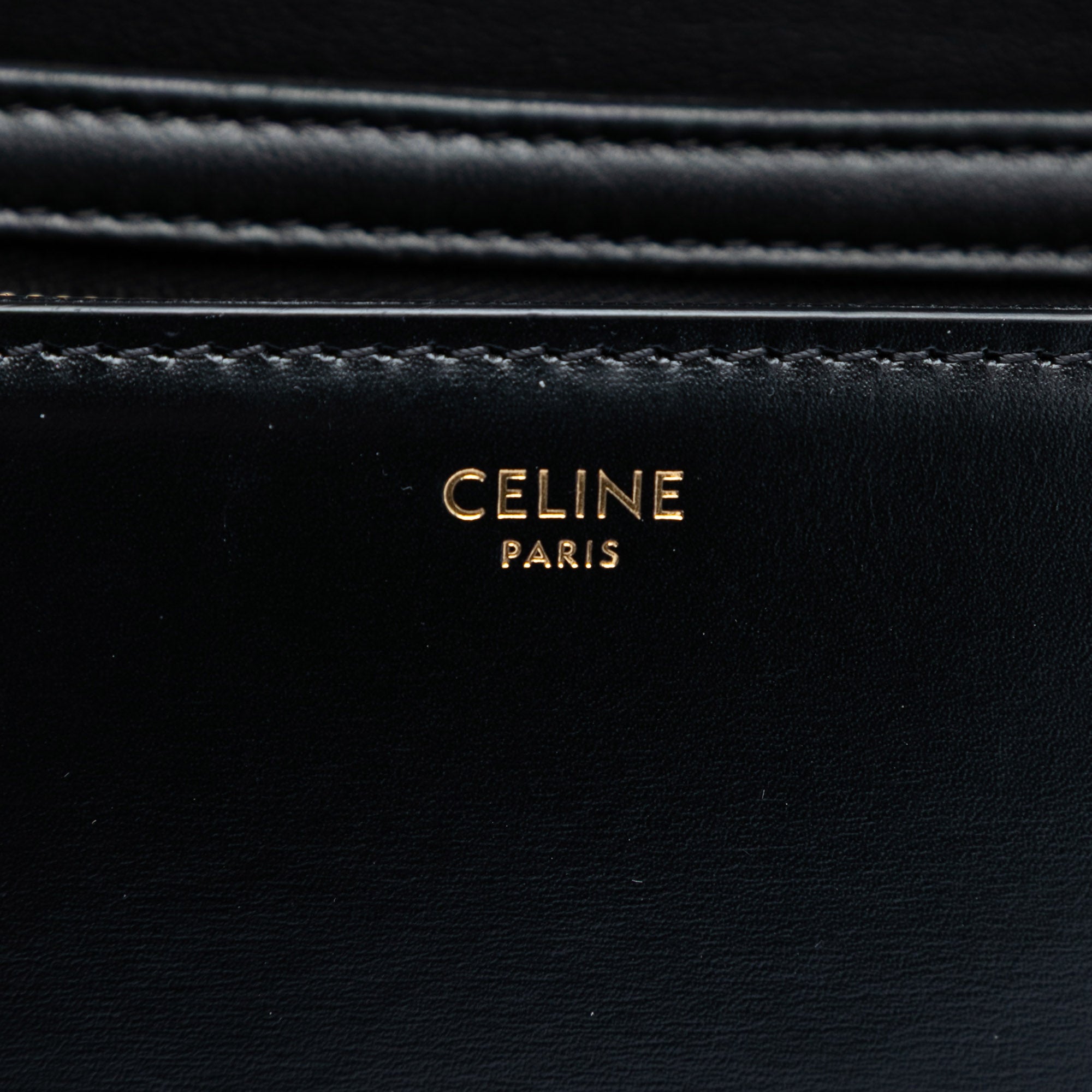 Celine Teen Shiny Calfskin Triomphe Crossbody - image 5