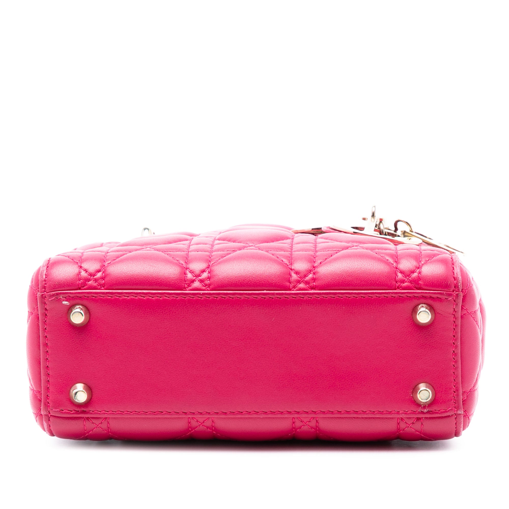 Dior Mini Lambskin Cannage Lady Dior - image 3