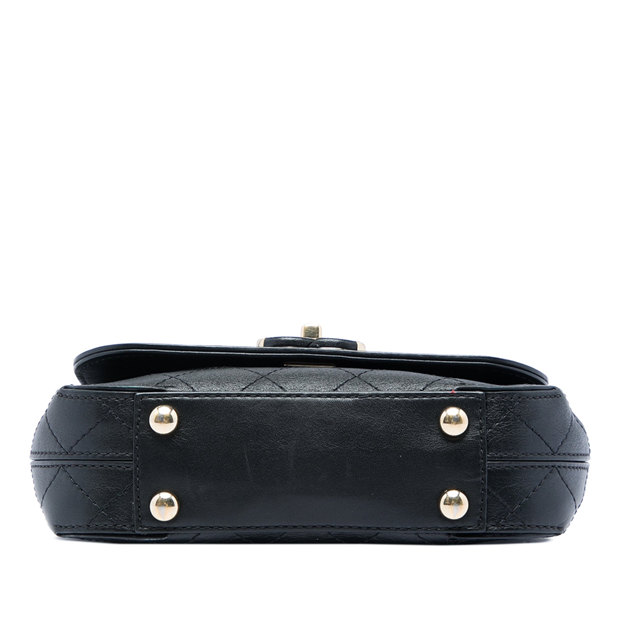 Chanel Small Stitched Calfskin Covered CC Flap - image 3
