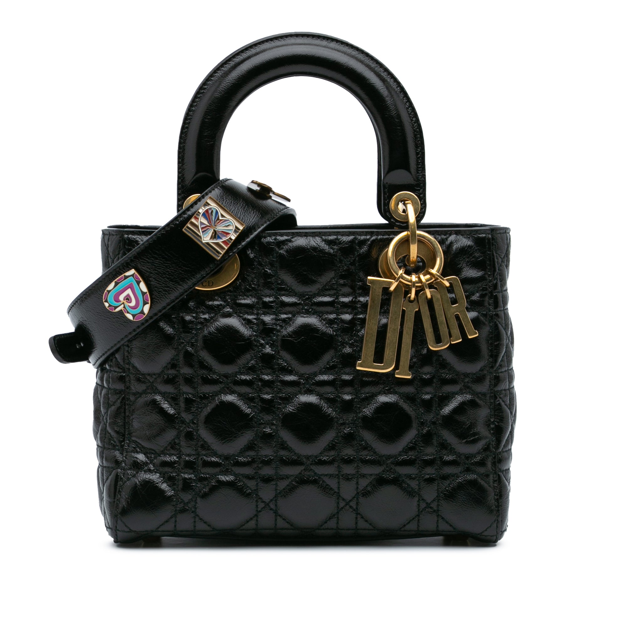 Dior Small Crinkled Patent Cannage My ABCDior Lady Dior - image 1