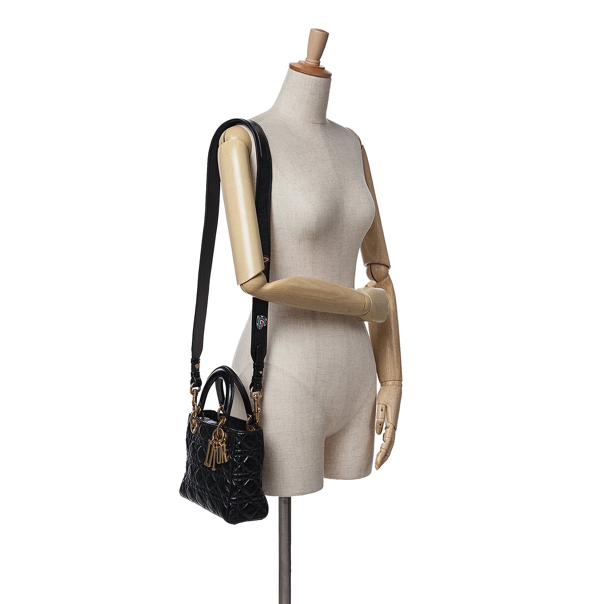 Dior Small Crinkled Patent Cannage My ABCDior Lady Dior - image 10