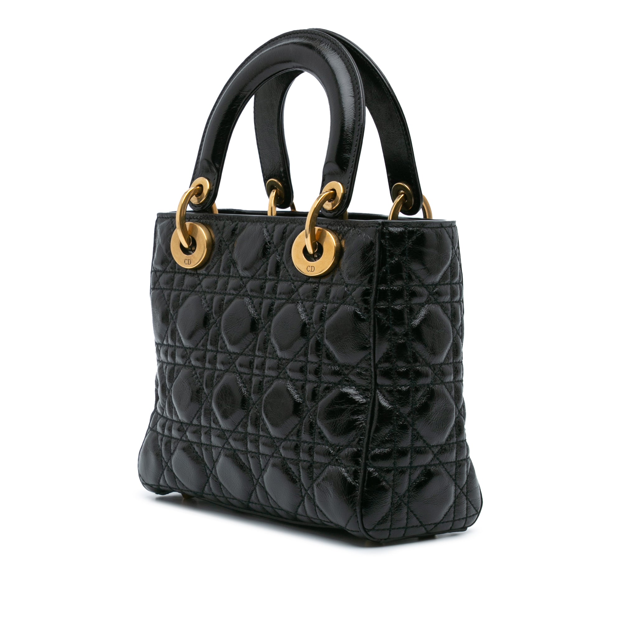 Dior Small Crinkled Patent Cannage My ABCDior Lady Dior - image 2