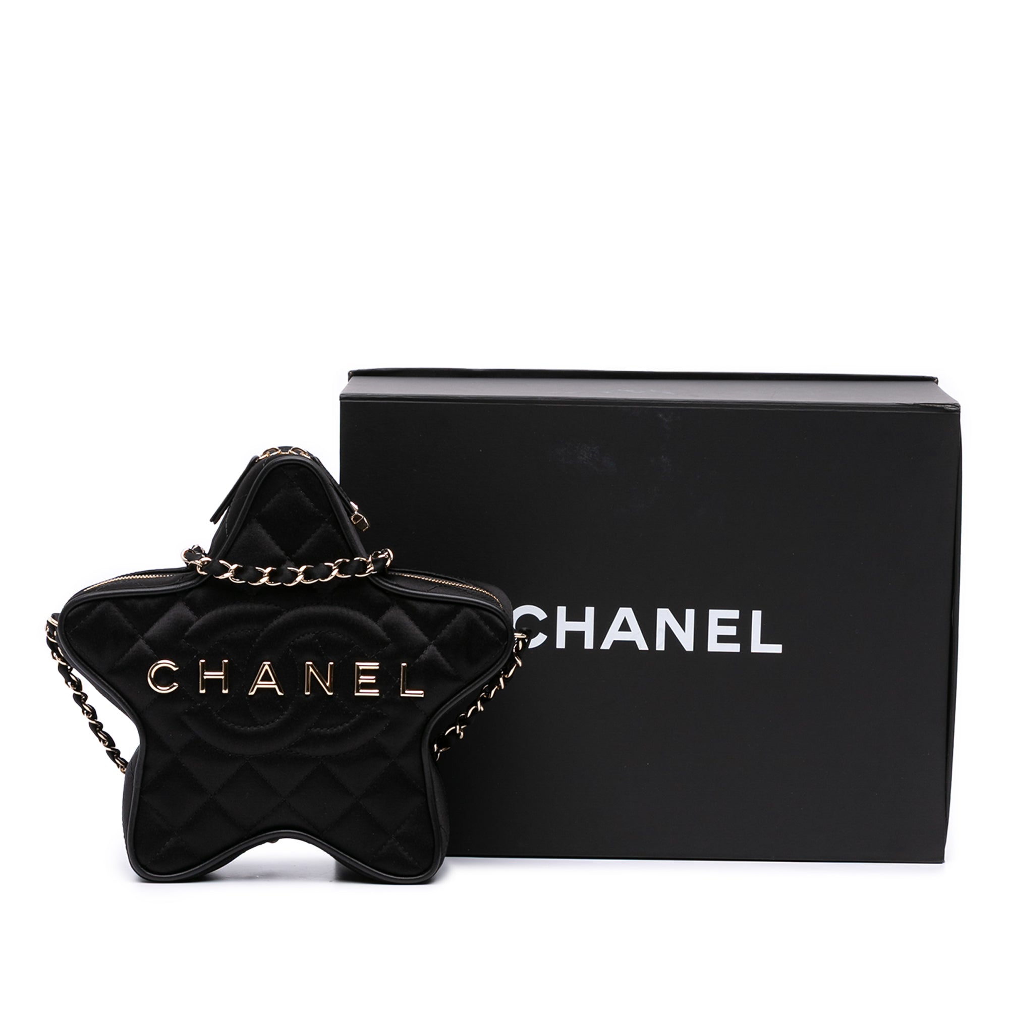 Chanel Quilted Satin Walk Of Fame Star Crossbody - image 11