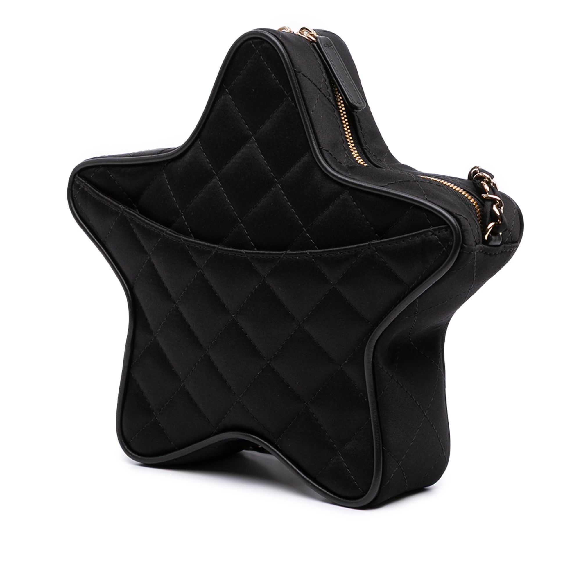 Chanel Quilted Satin Walk Of Fame Star Crossbody - image 2