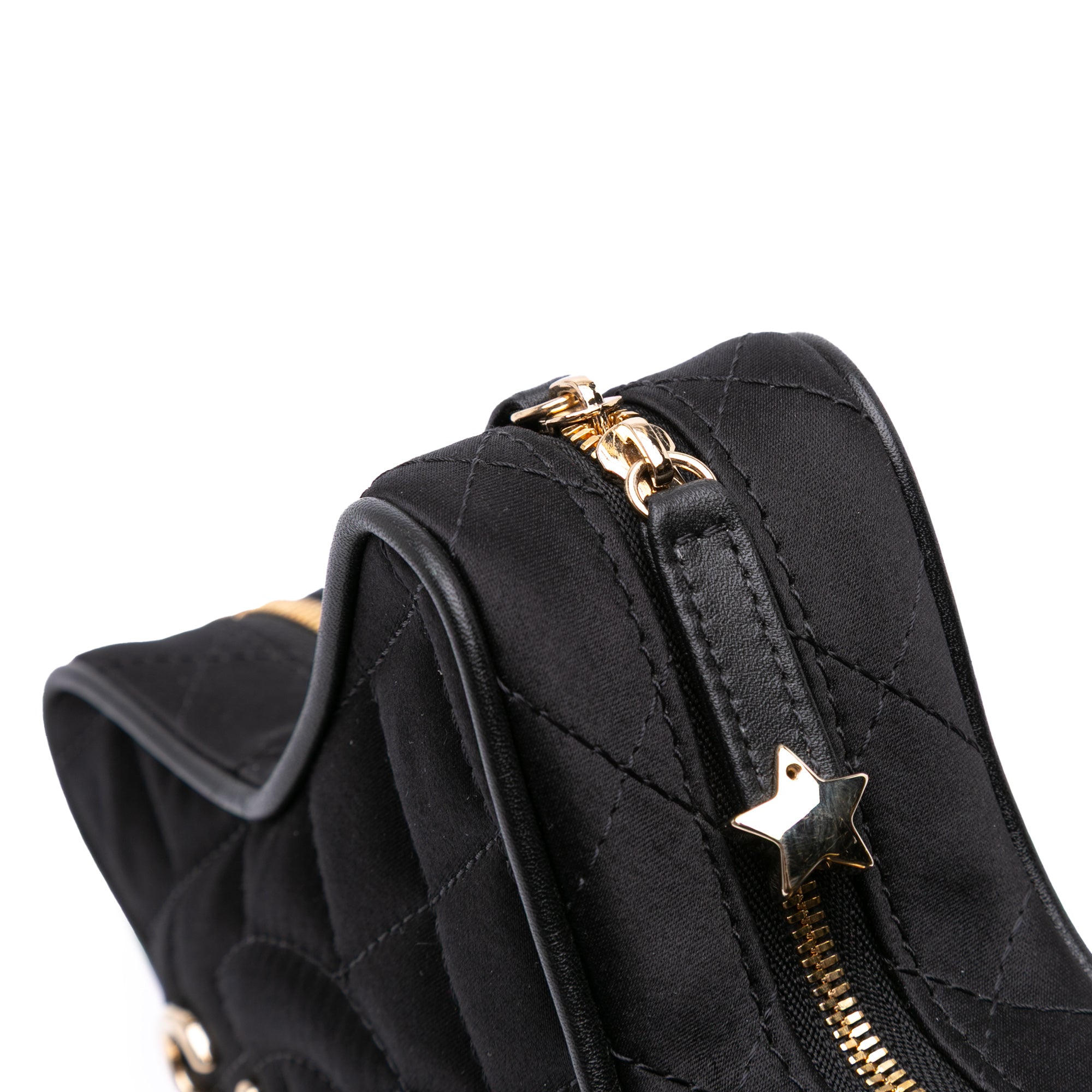 Chanel Quilted Satin Walk Of Fame Star Crossbody - image 8
