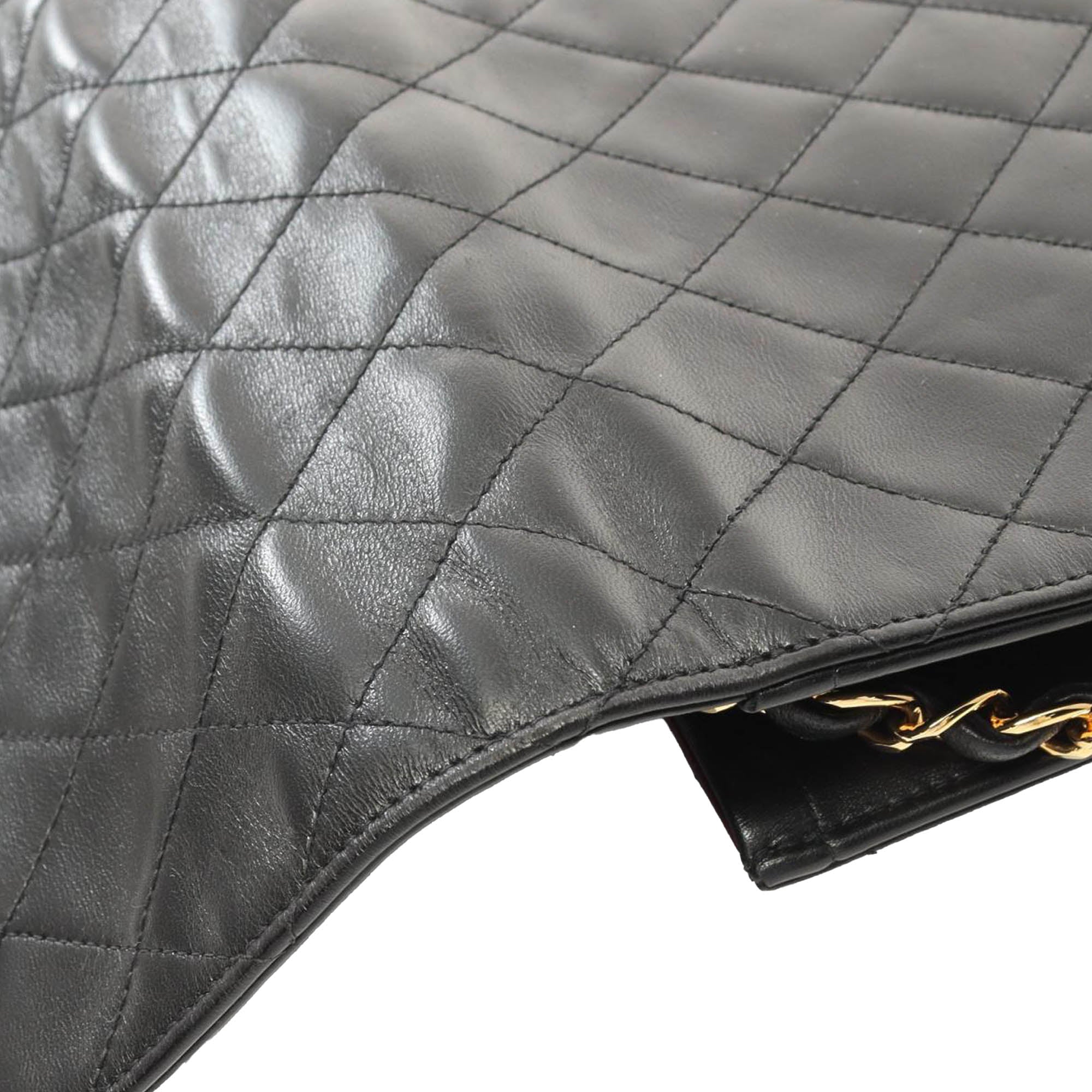 Chanel CC Quilted Lambskin Single Flap - image 11
