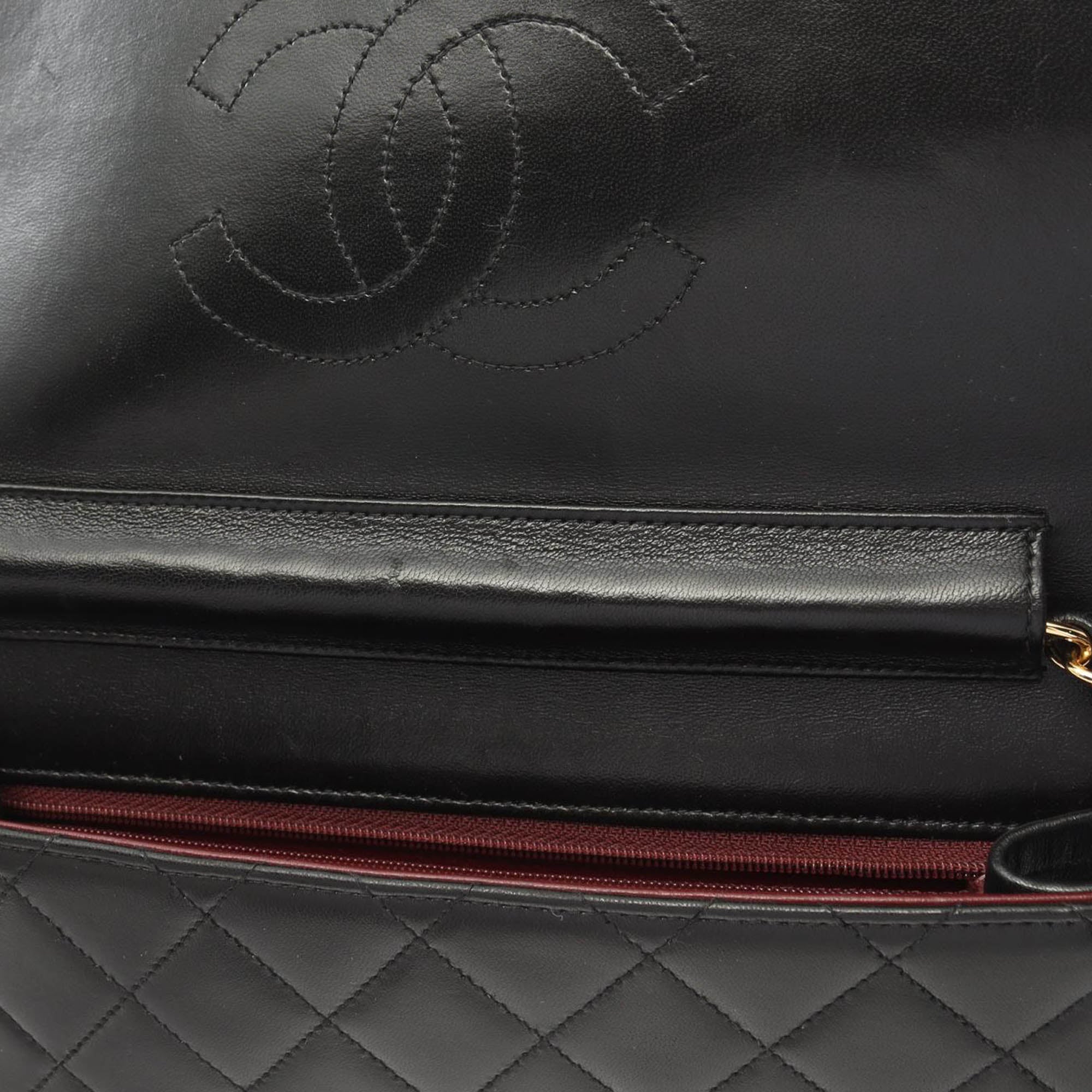Chanel CC Quilted Lambskin Single Flap - image 5