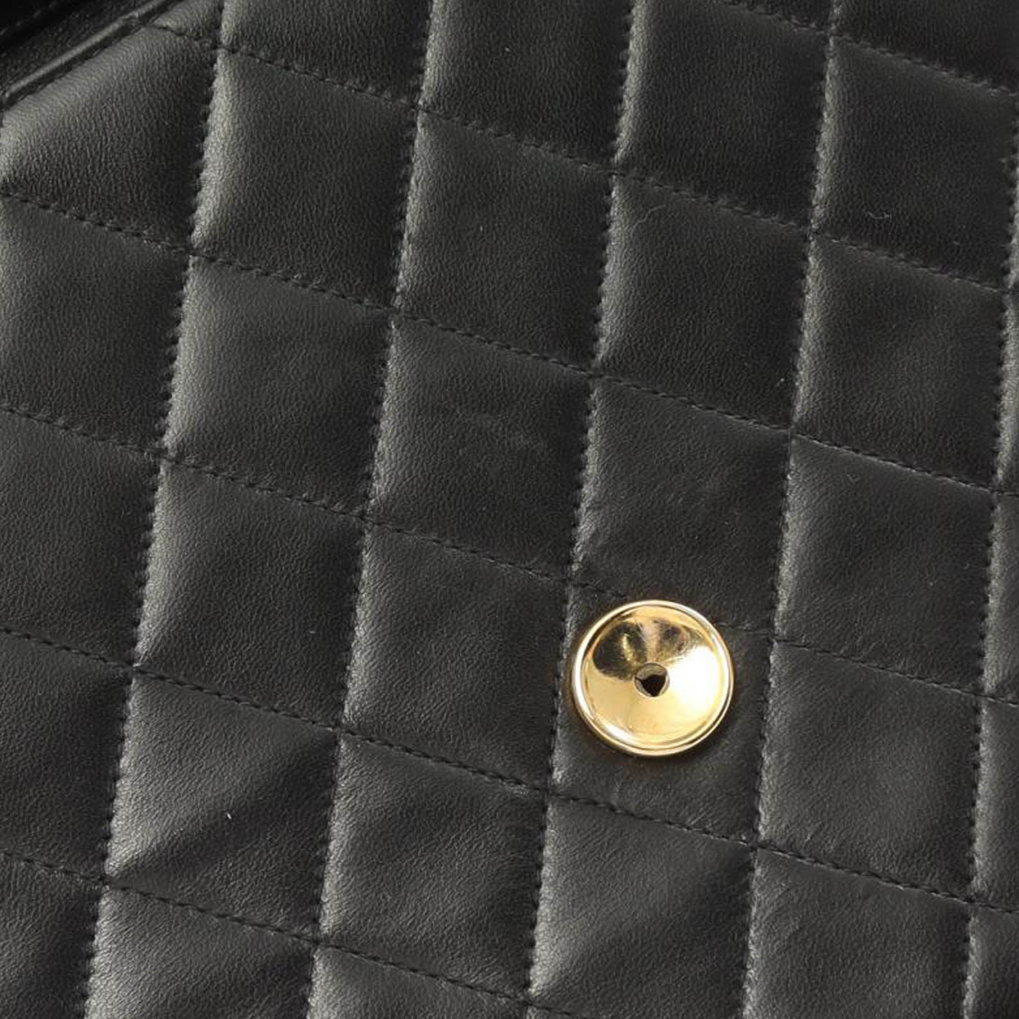 Chanel CC Quilted Lambskin Single Flap - image 7