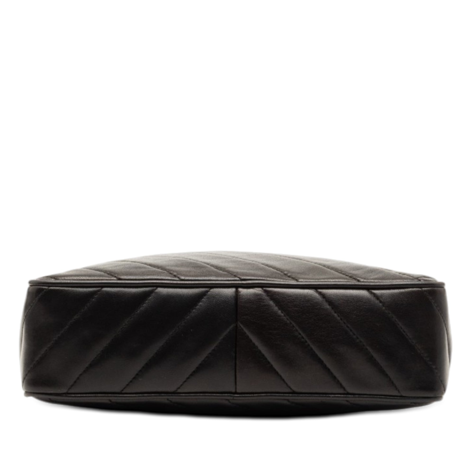 Chanel CC Diagonal Quilted Lambskin Tassel Camera Bag - image 3