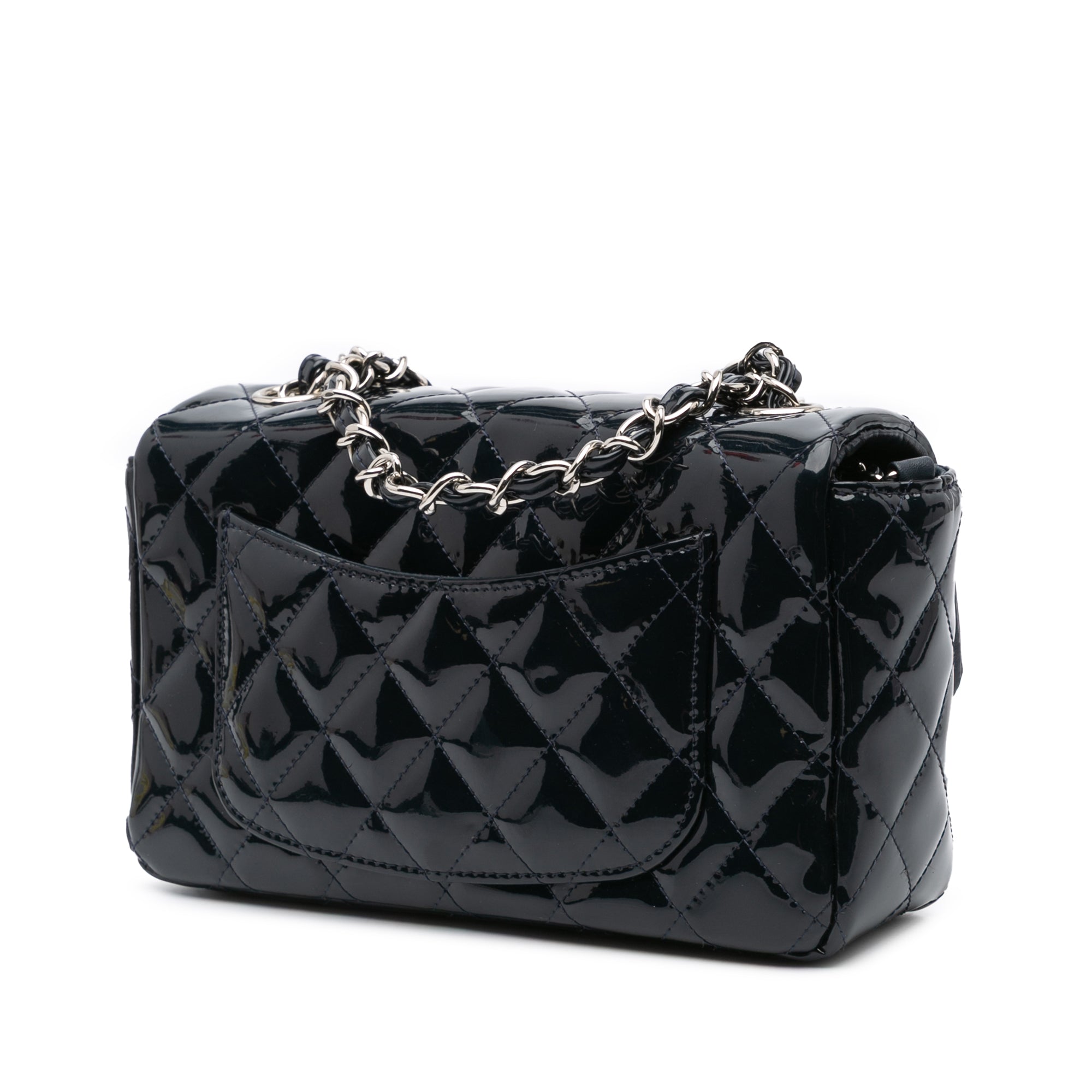 Chanel Mini Rectangular Classic Patent Single Flap - image 2