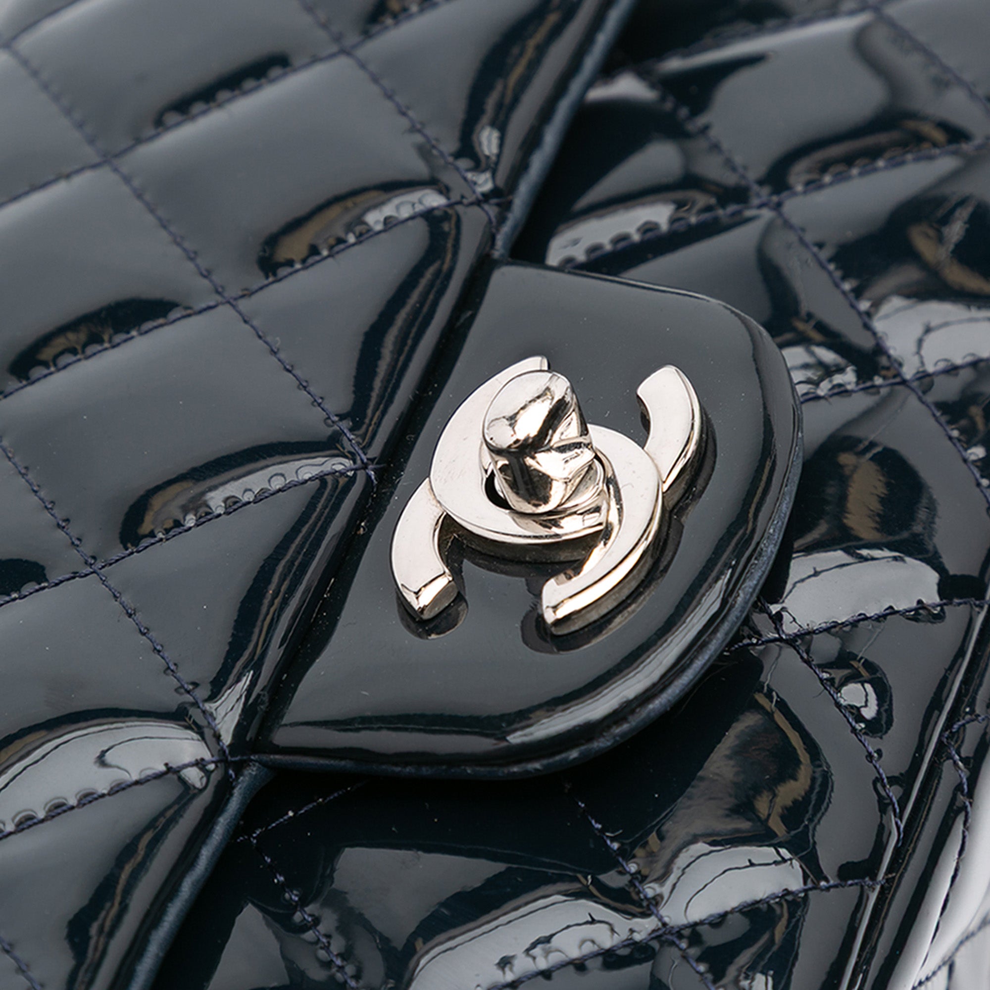 Chanel Mini Rectangular Classic Patent Single Flap - image 8