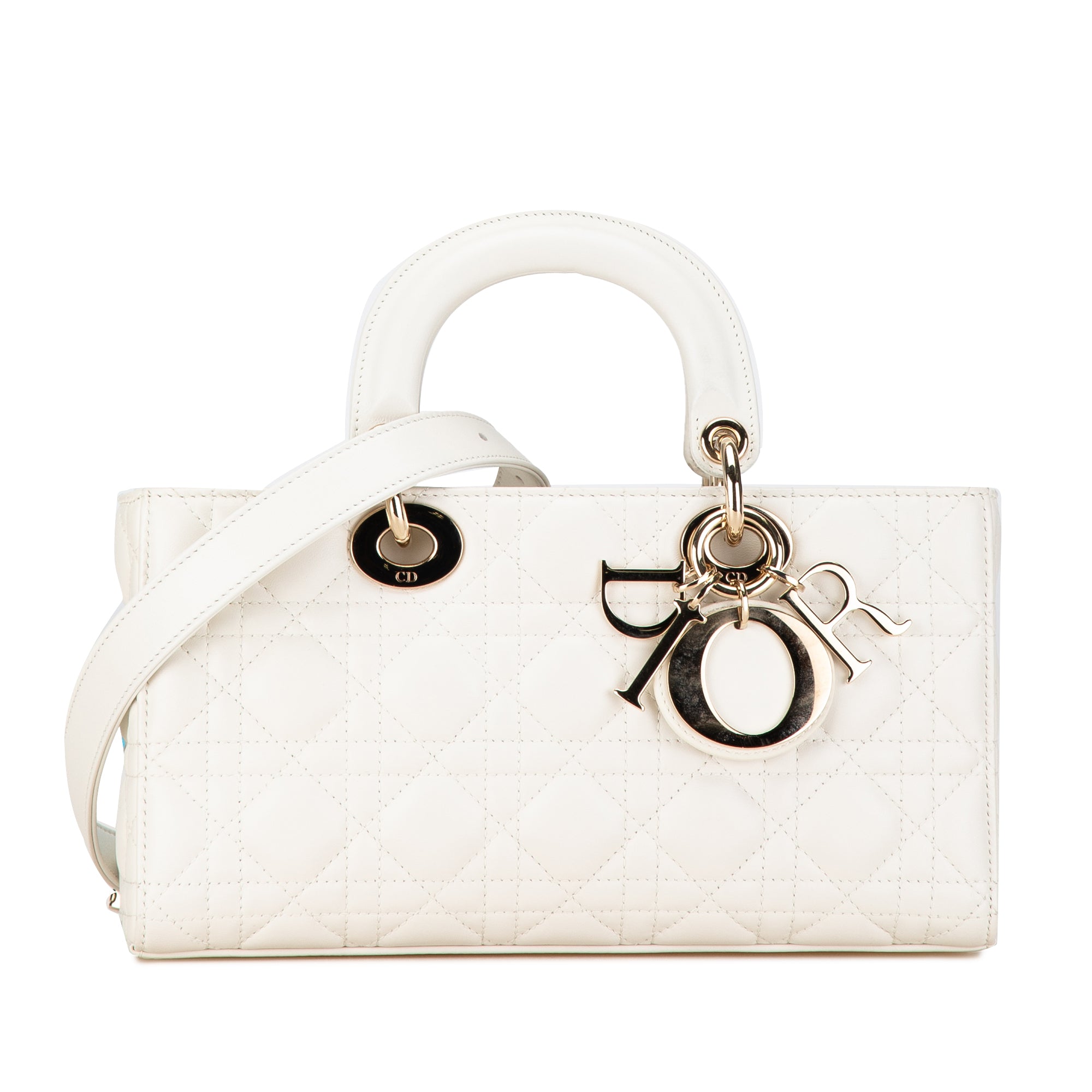 Dior Medium Lambskin Cannage Lady D Joy - image 1