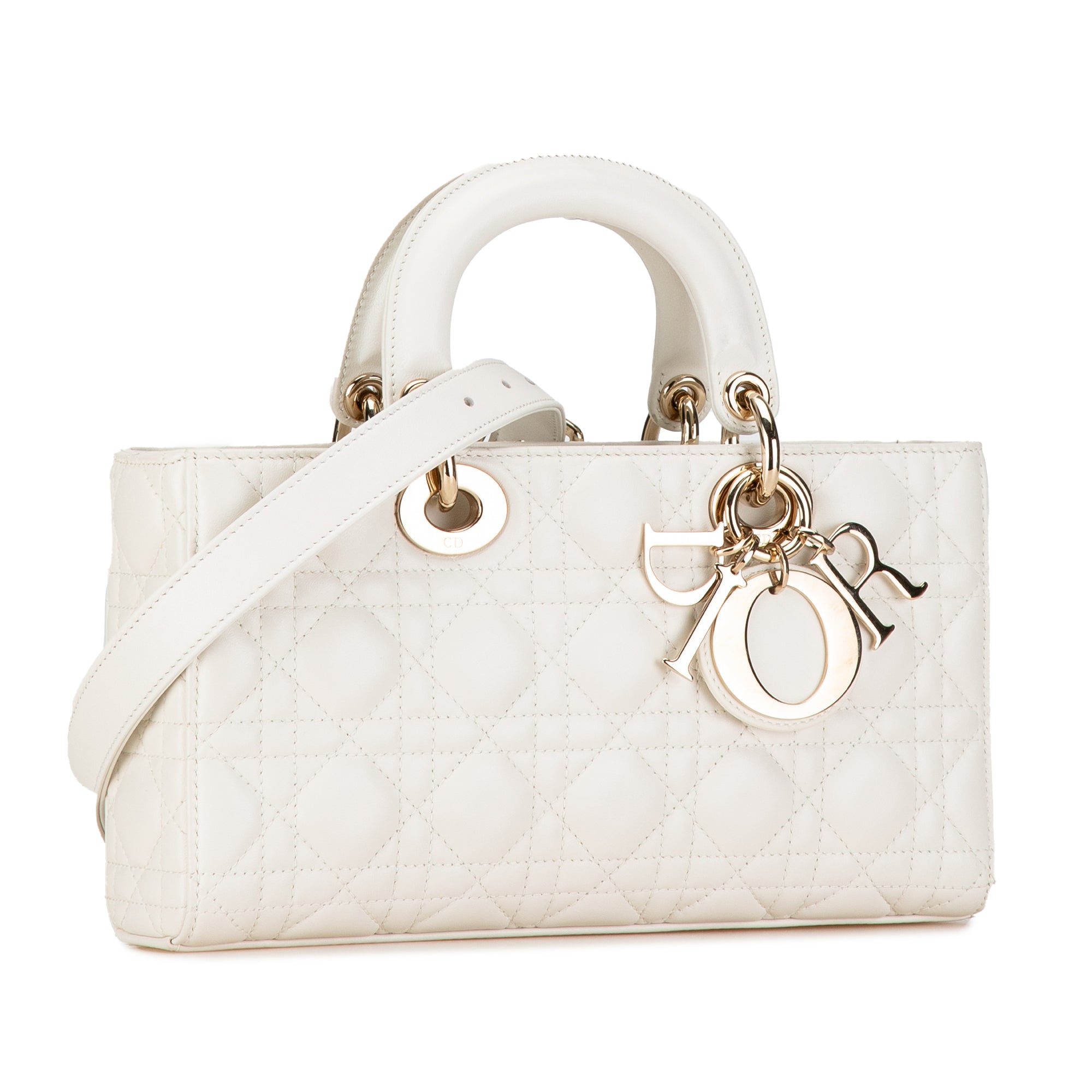 Dior Medium Lambskin Cannage Lady D Joy - image 2
