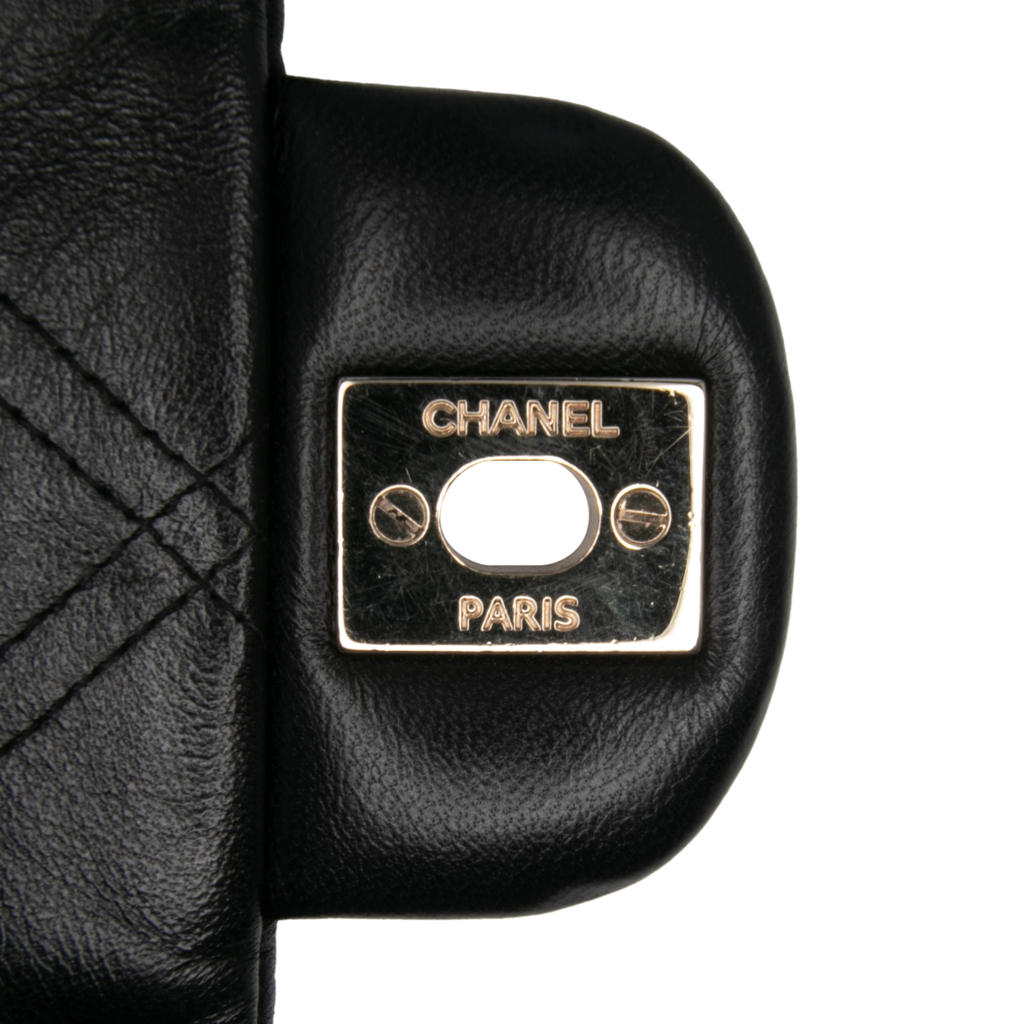 Chanel Medium Quilted Lambskin Pearl Studs Flap - image 8