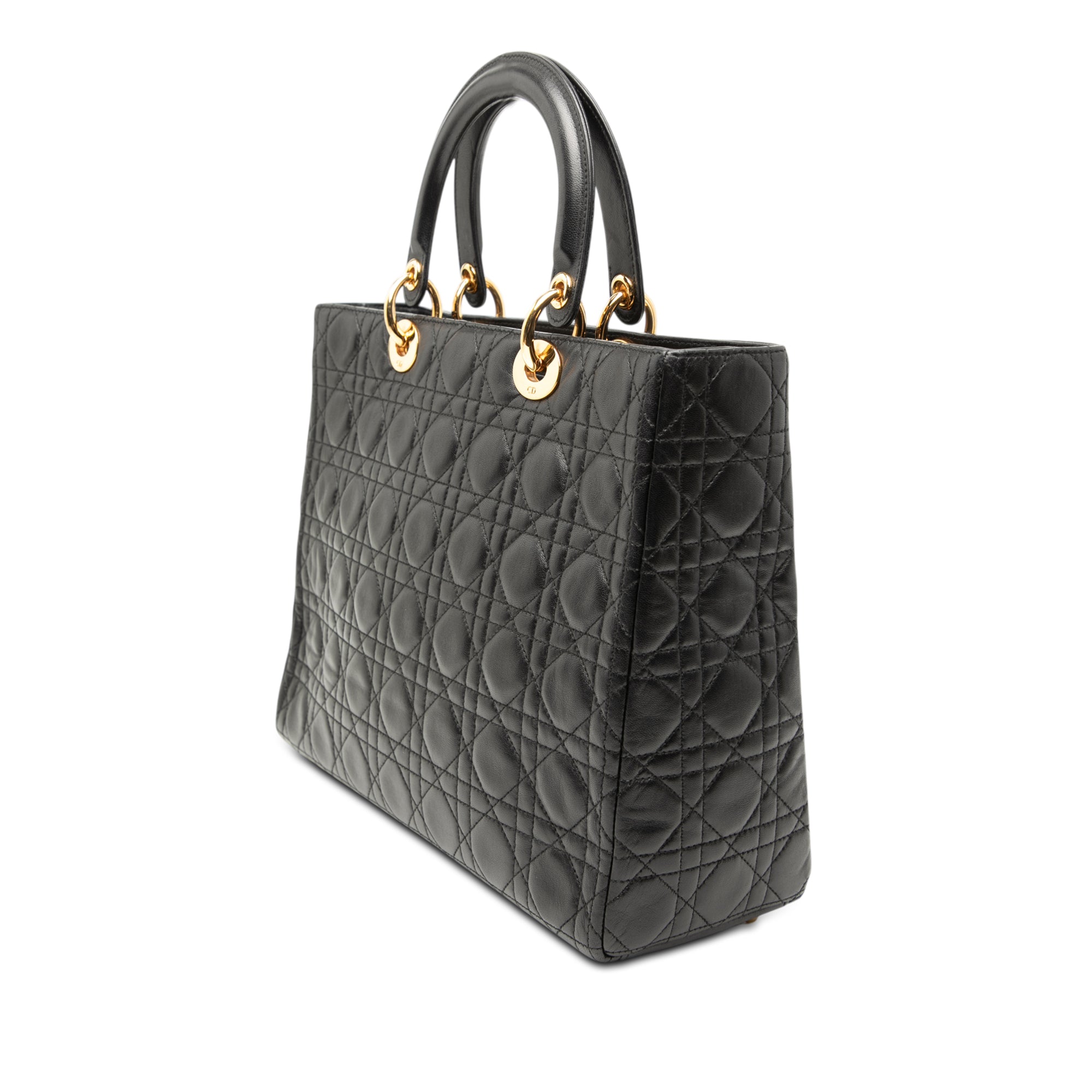 Dior Large Lambskin Cannage Lady Dior - image 2