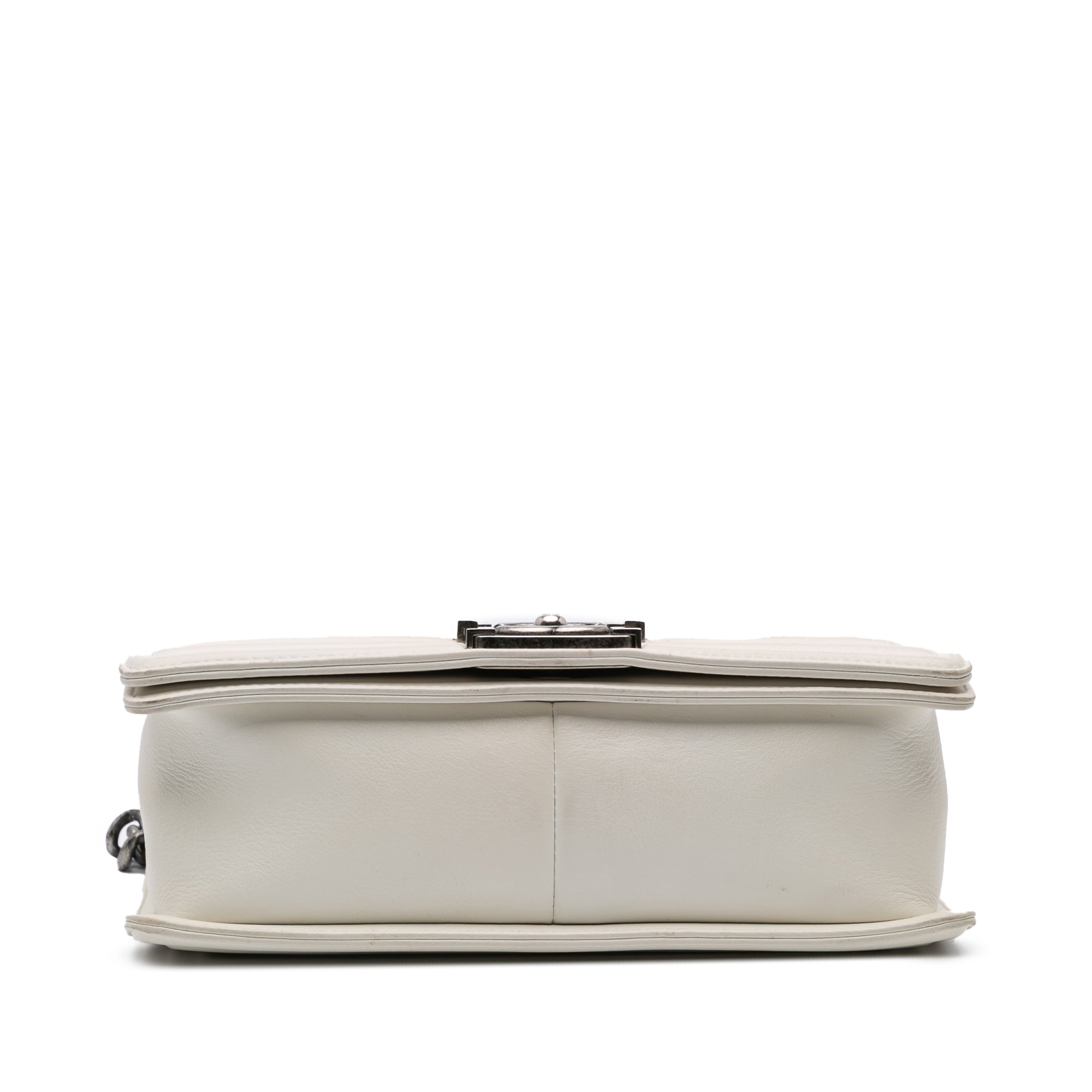 Chanel Old Medium Quilted Lambskin Boy Flap - image 3