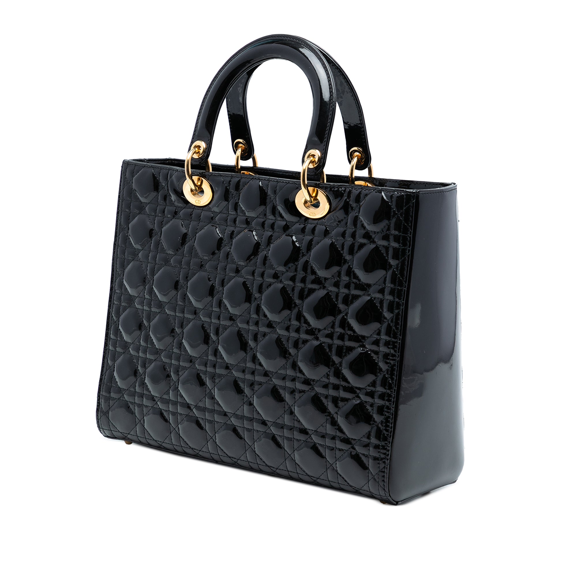 Dior Large Patent Cannage Lady Dior - image 2