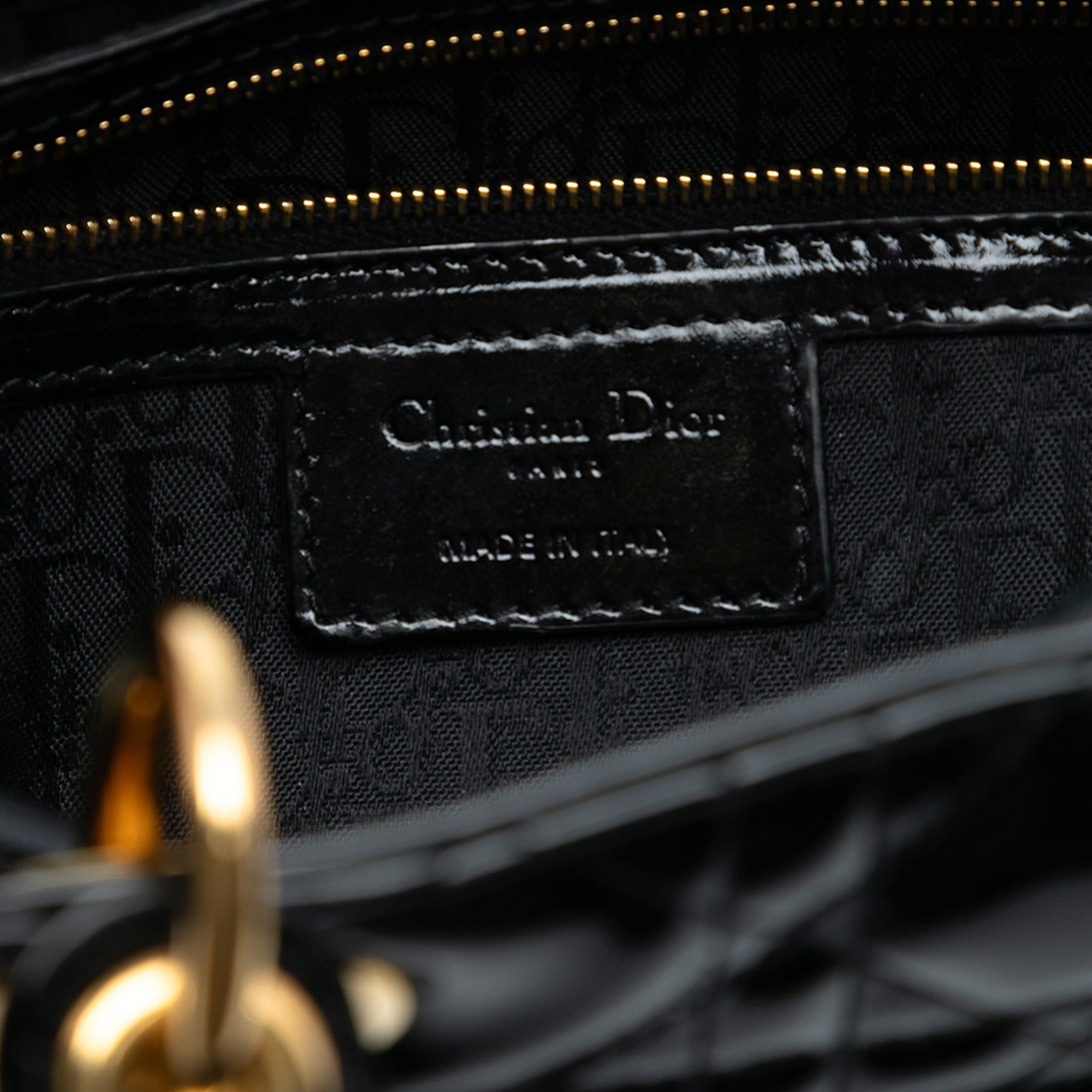 Dior Large Patent Cannage Lady Dior - image 5