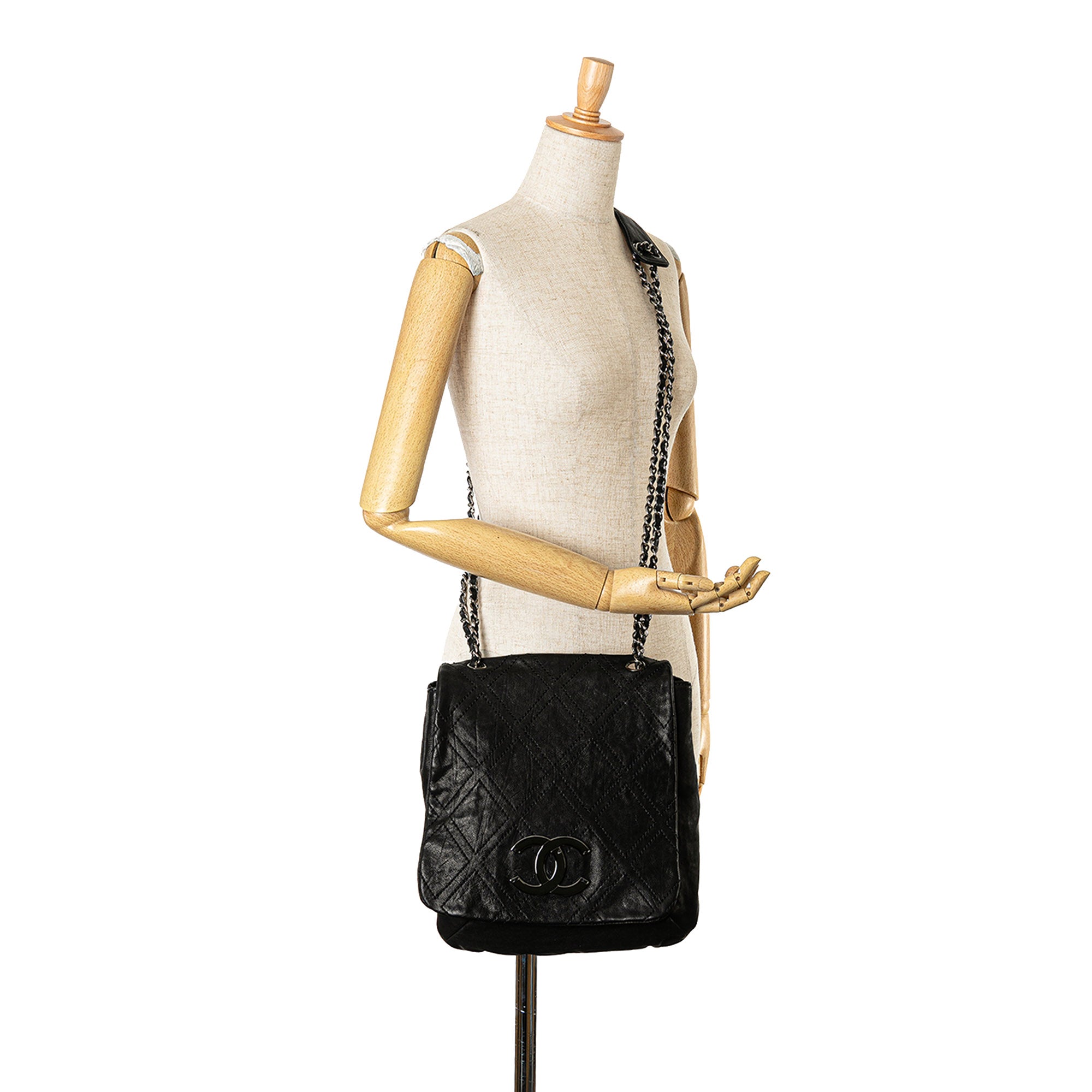 Chanel Quilted Calfskin Double Stitch Crossbody - image 7
