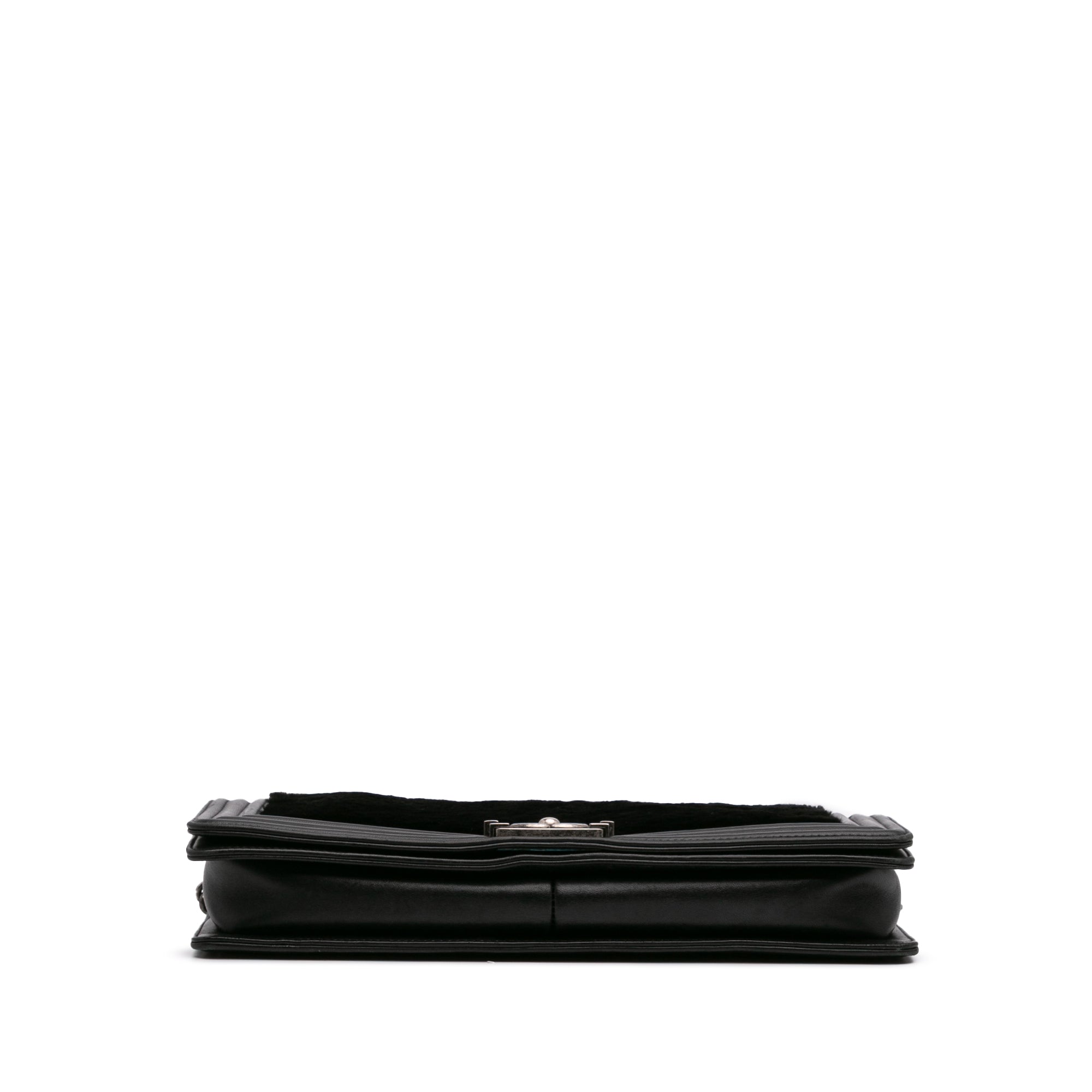 Chanel Shearling East West Boy Flap - image 3