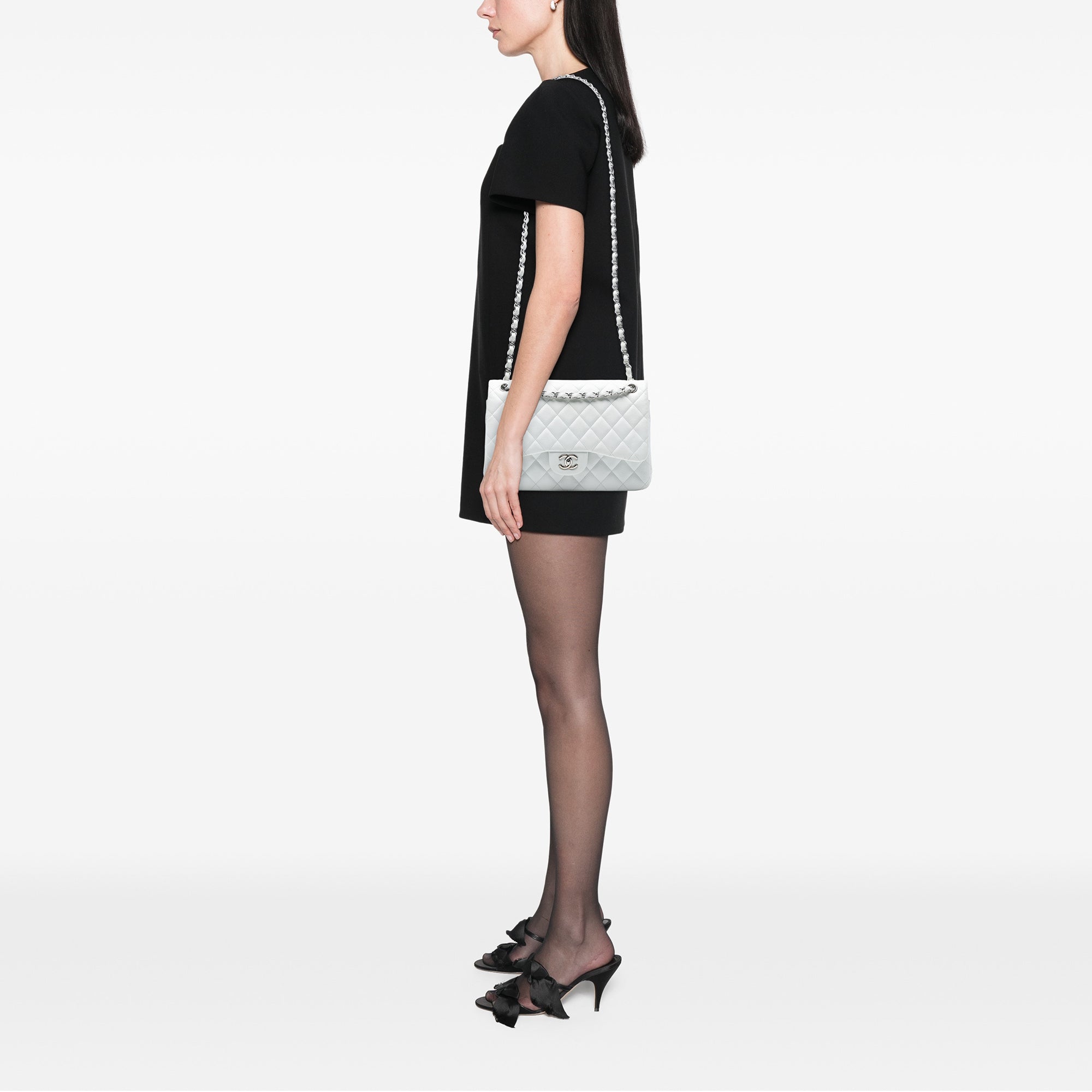 Chanel Jumbo Classic Caviar Double Flap - image 7