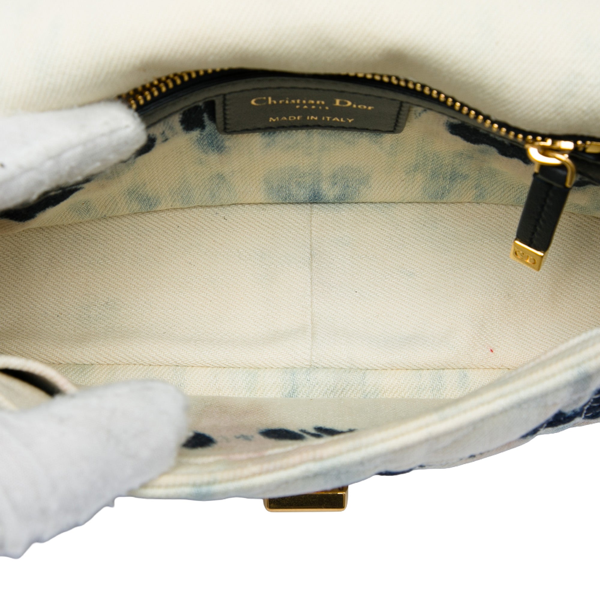 Dior Small Tie Dye Denim Caro Crossbody - image 4