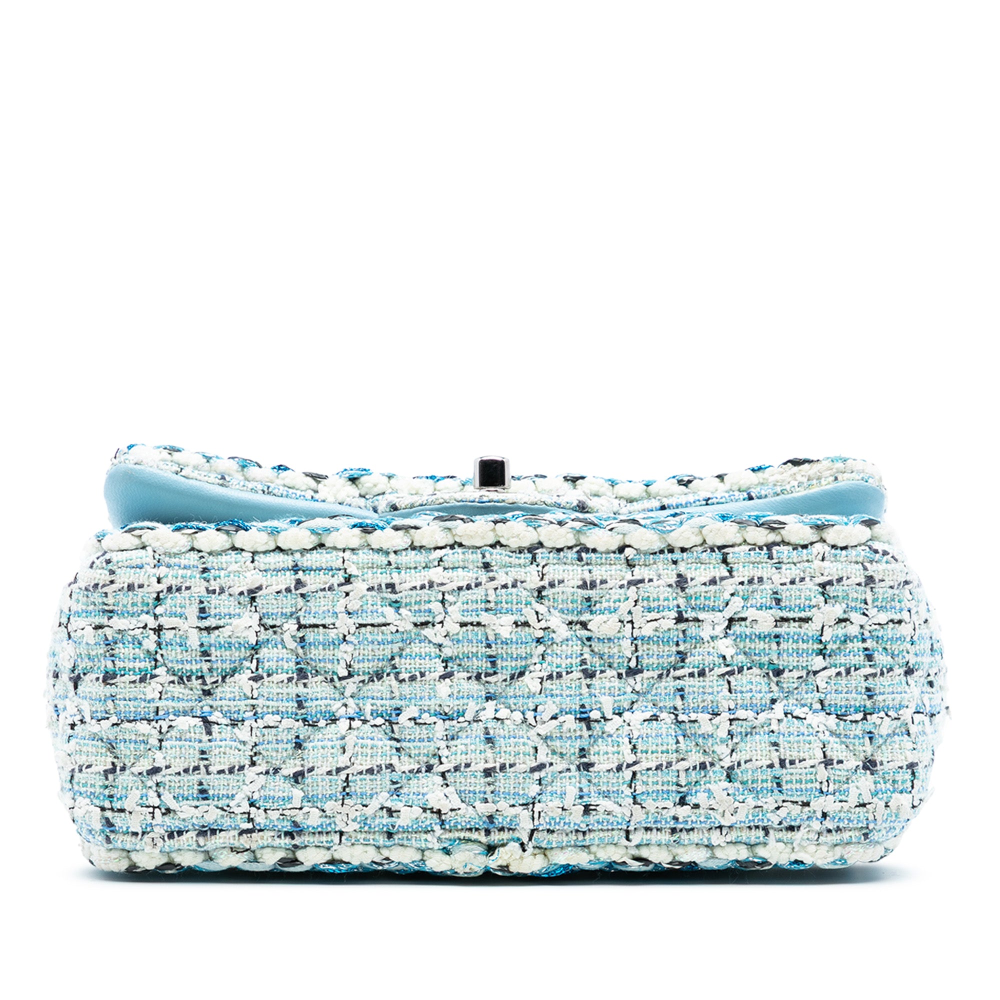 Chanel Mini Rectangular Classic Tweed Braided Single Flap - image 3
