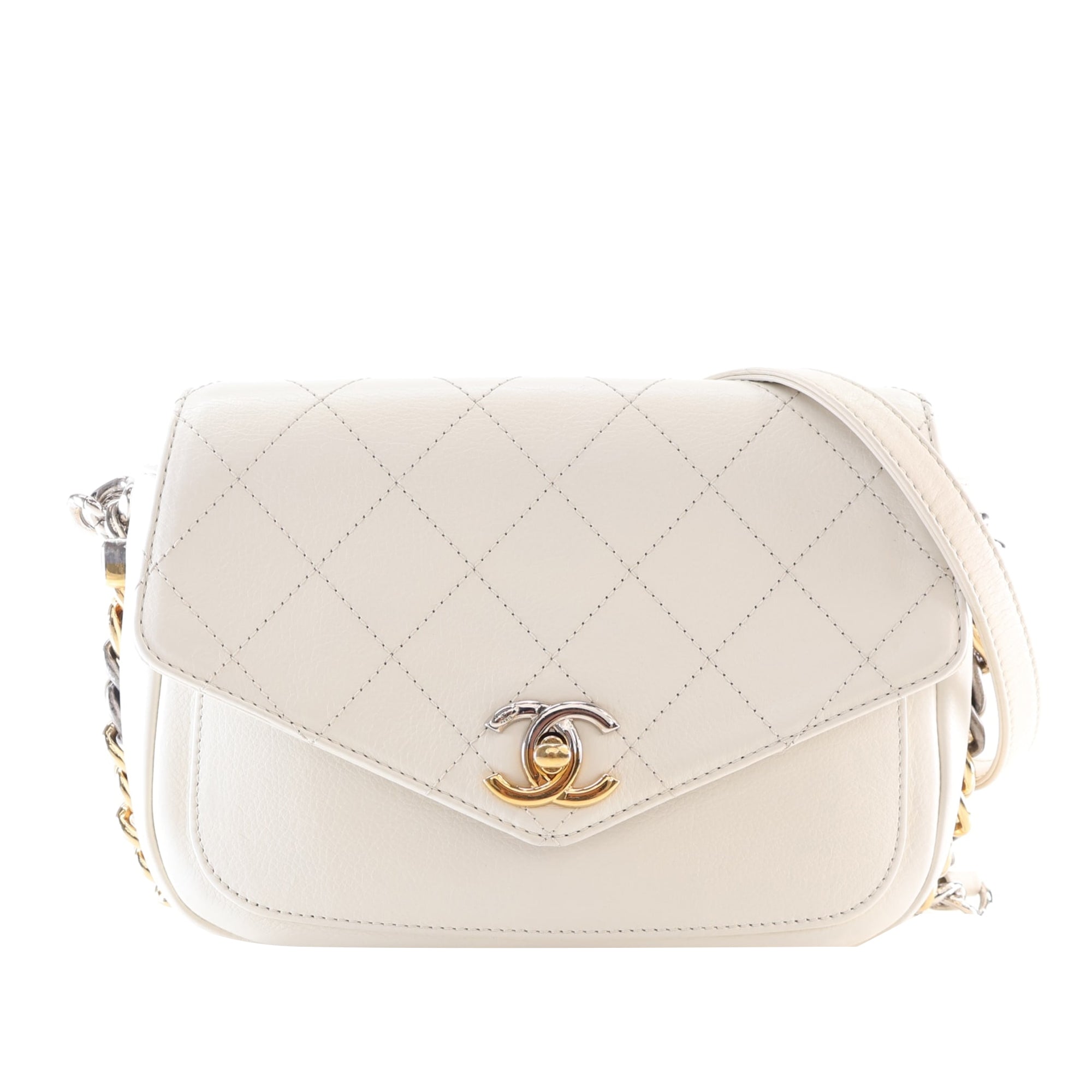 Chanel Small Quilted Calfskin Precious Union Flap - image 1
