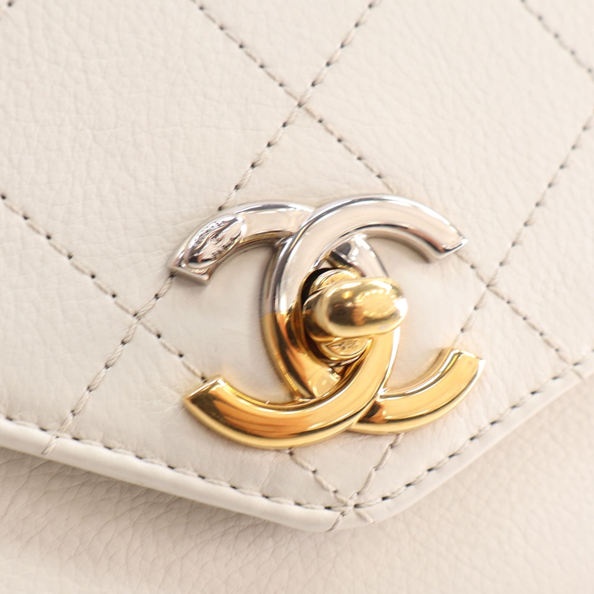 Chanel Small Quilted Calfskin Precious Union Flap - image 13