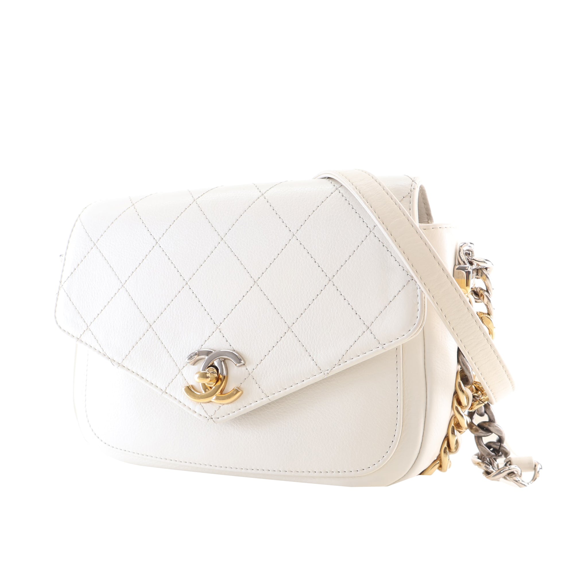 Chanel Small Quilted Calfskin Precious Union Flap - image 3