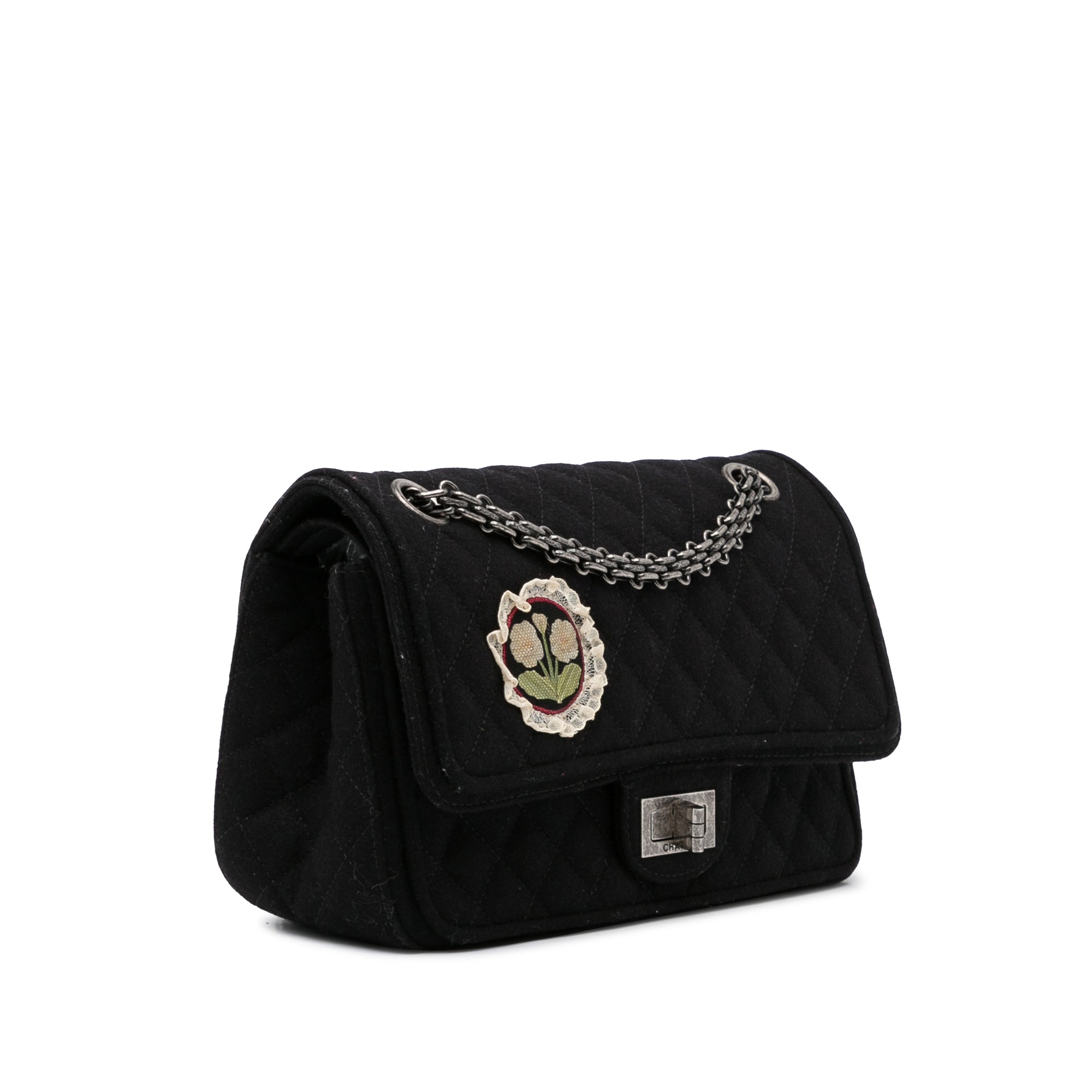 Chanel Reissue Wool Shoulder Bag - image 2