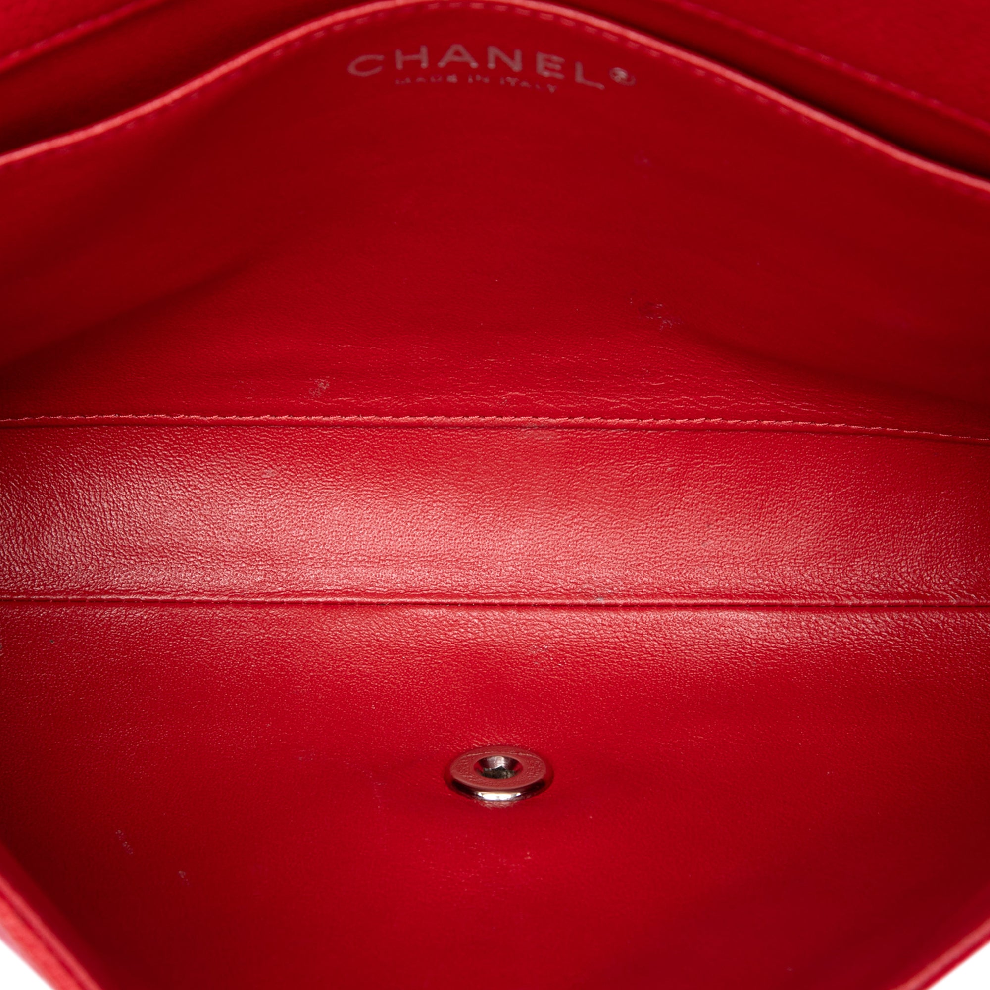 Chanel CC Quilted Caviar Flap Clutch with Chain - image 4