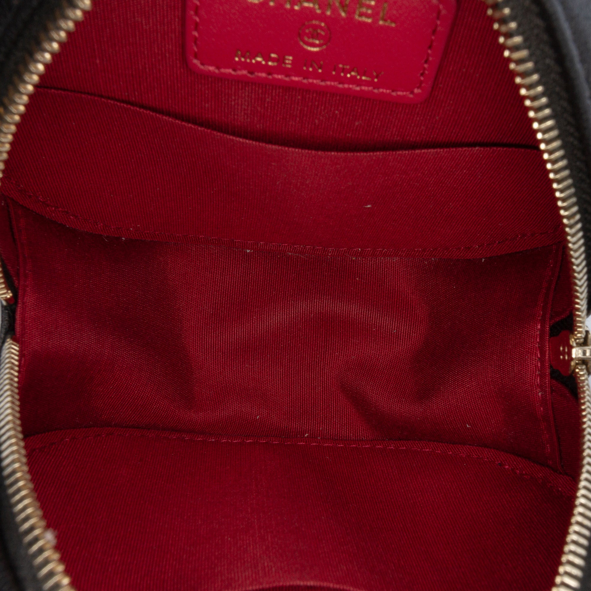 Chanel Lambskin 19 Round Clutch with Chain - image 4
