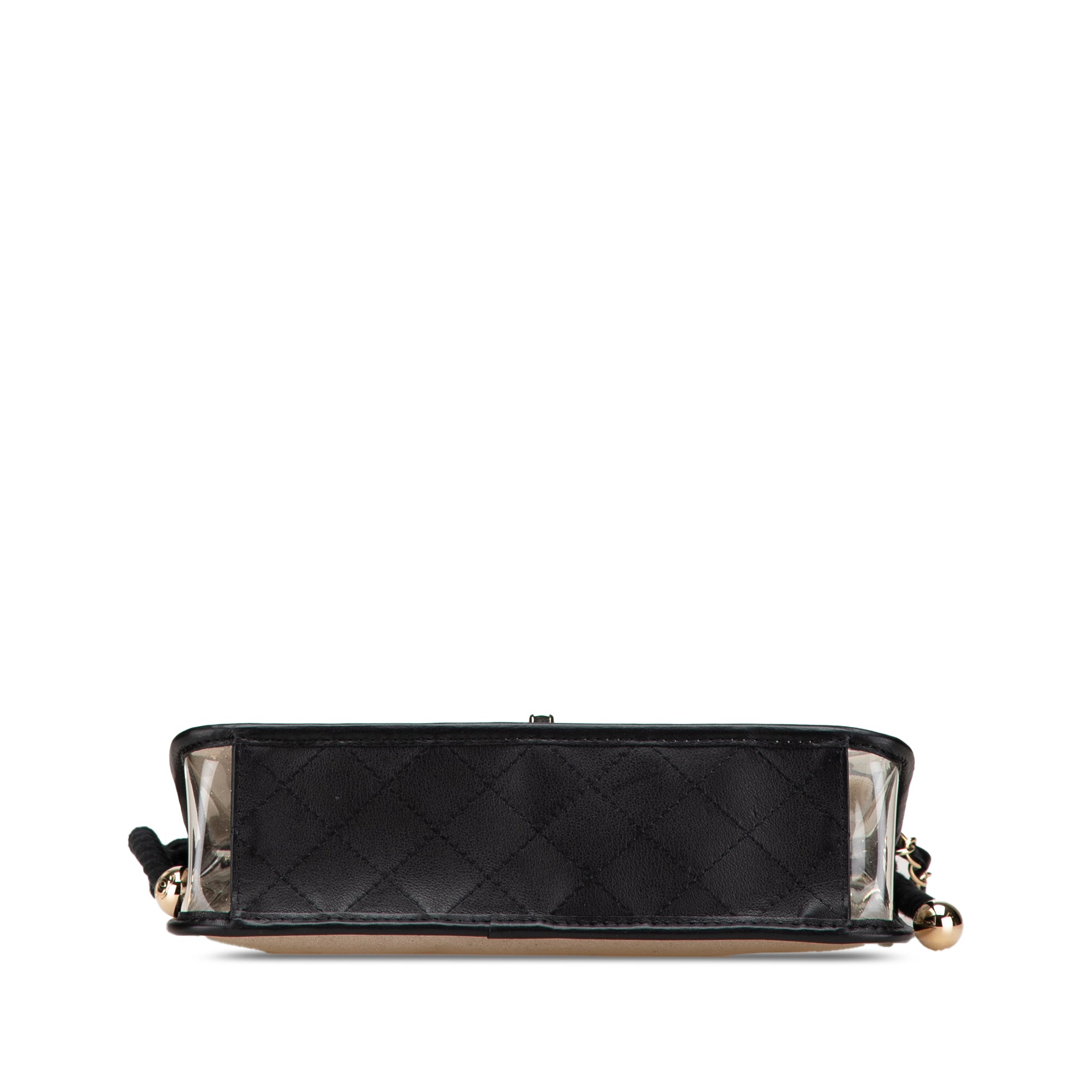 Chanel Medium PVC and Lambskin Sand By The Sea Flap with Pearl Strap - image 3