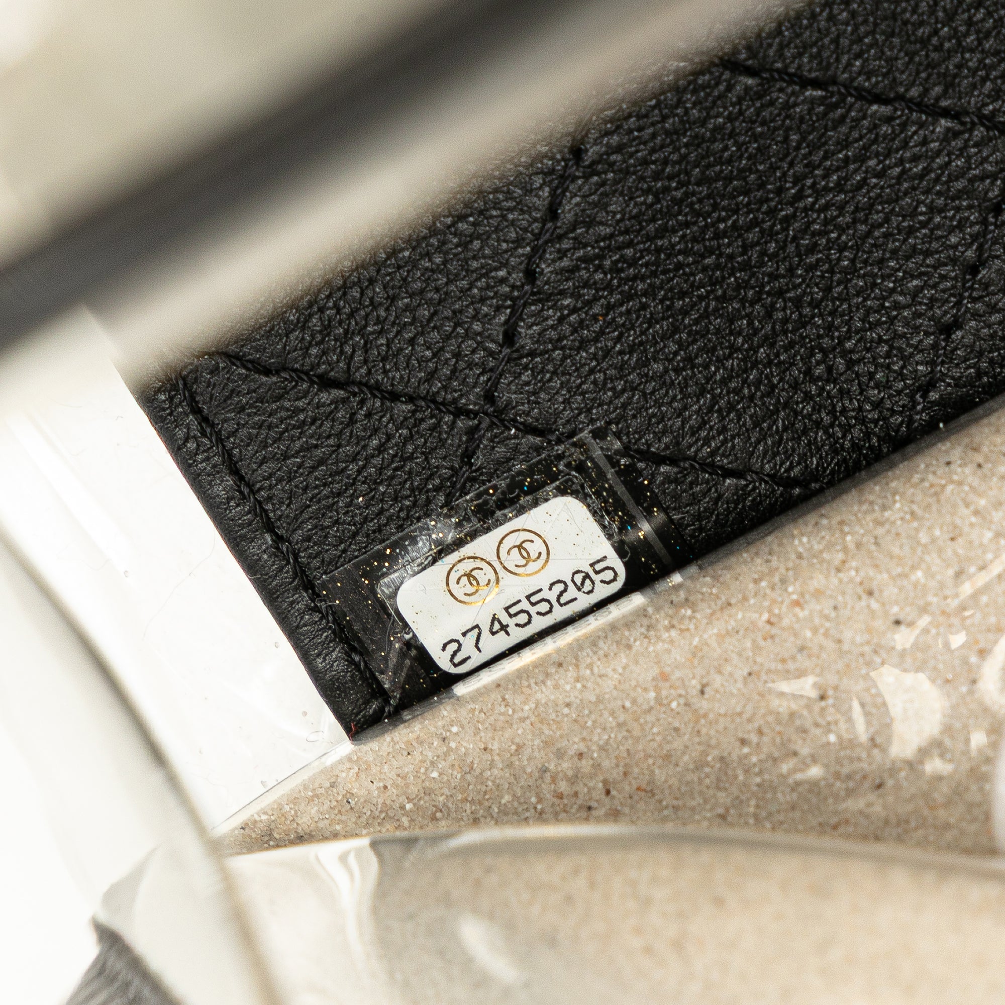 Chanel Medium PVC and Lambskin Sand By The Sea Flap with Pearl Strap - image 6