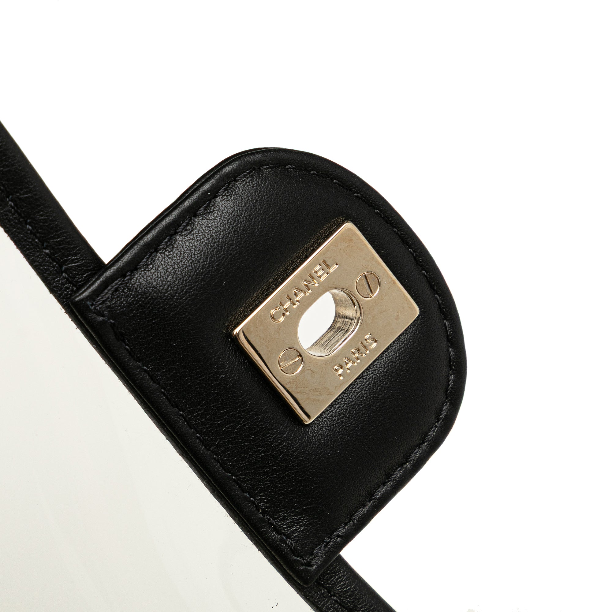 Chanel Medium PVC and Lambskin Sand By The Sea Flap with Pearl Strap - image 8
