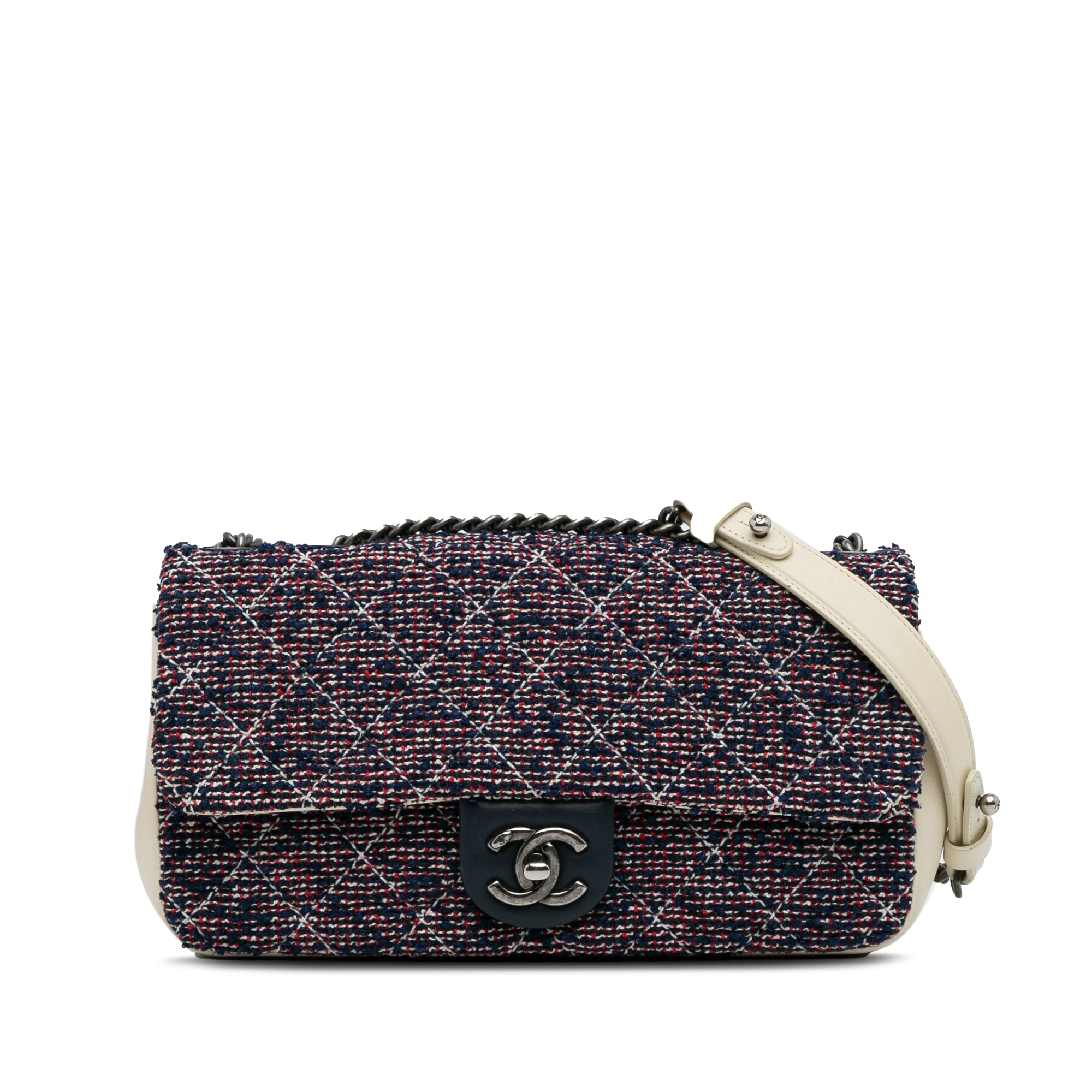 Chanel Small Airlines Tweed Flap - image 1
