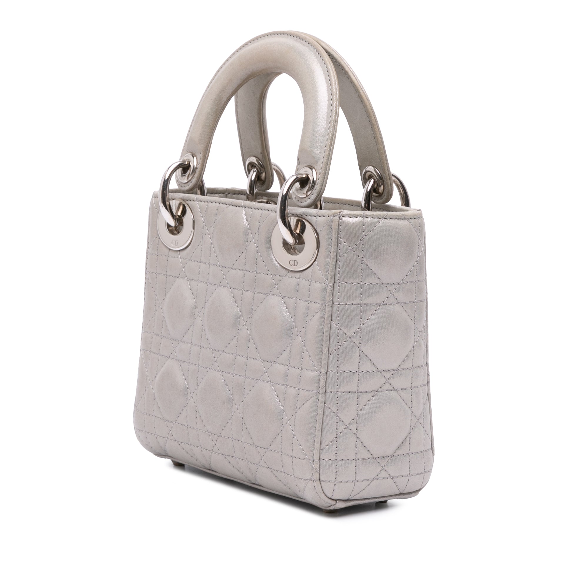 Dior Mini Iridescent Lambskin Cannage Lady Dior - image 2