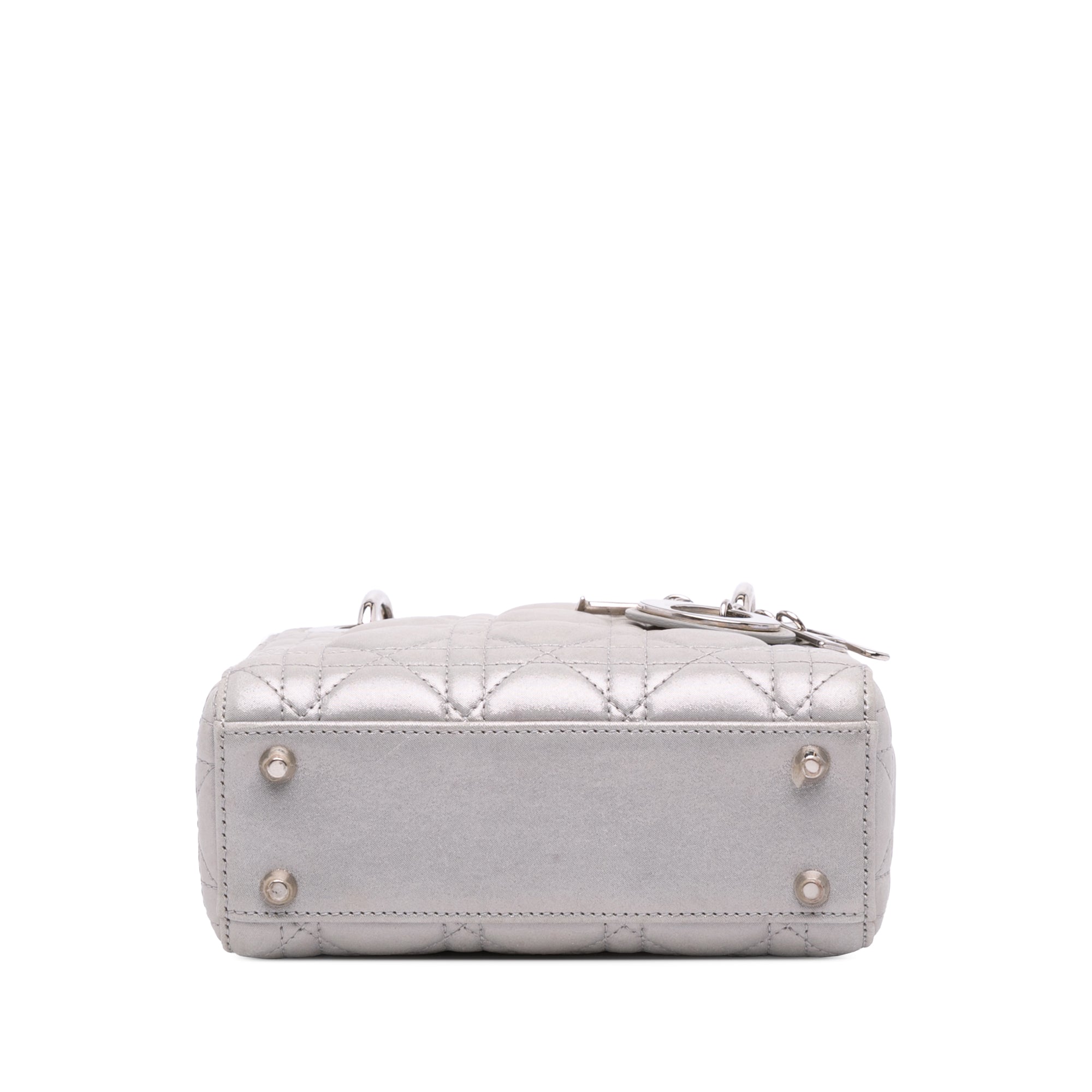 Dior Mini Iridescent Lambskin Cannage Lady Dior - image 3