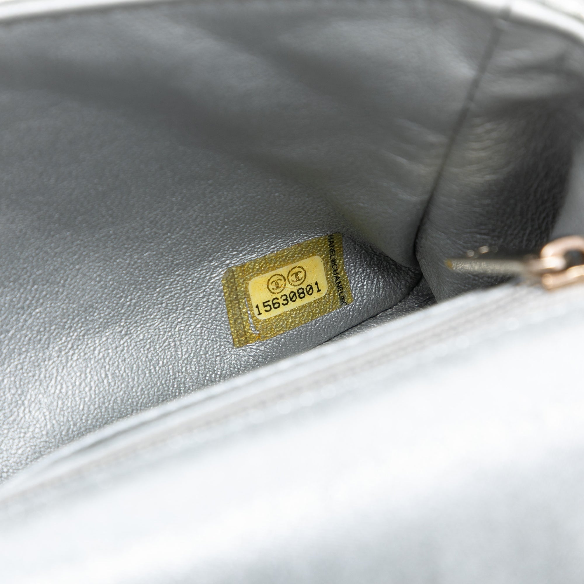 Chanel Mini Rectangular Classic Iridescent Calfskin Single Flap - image 6