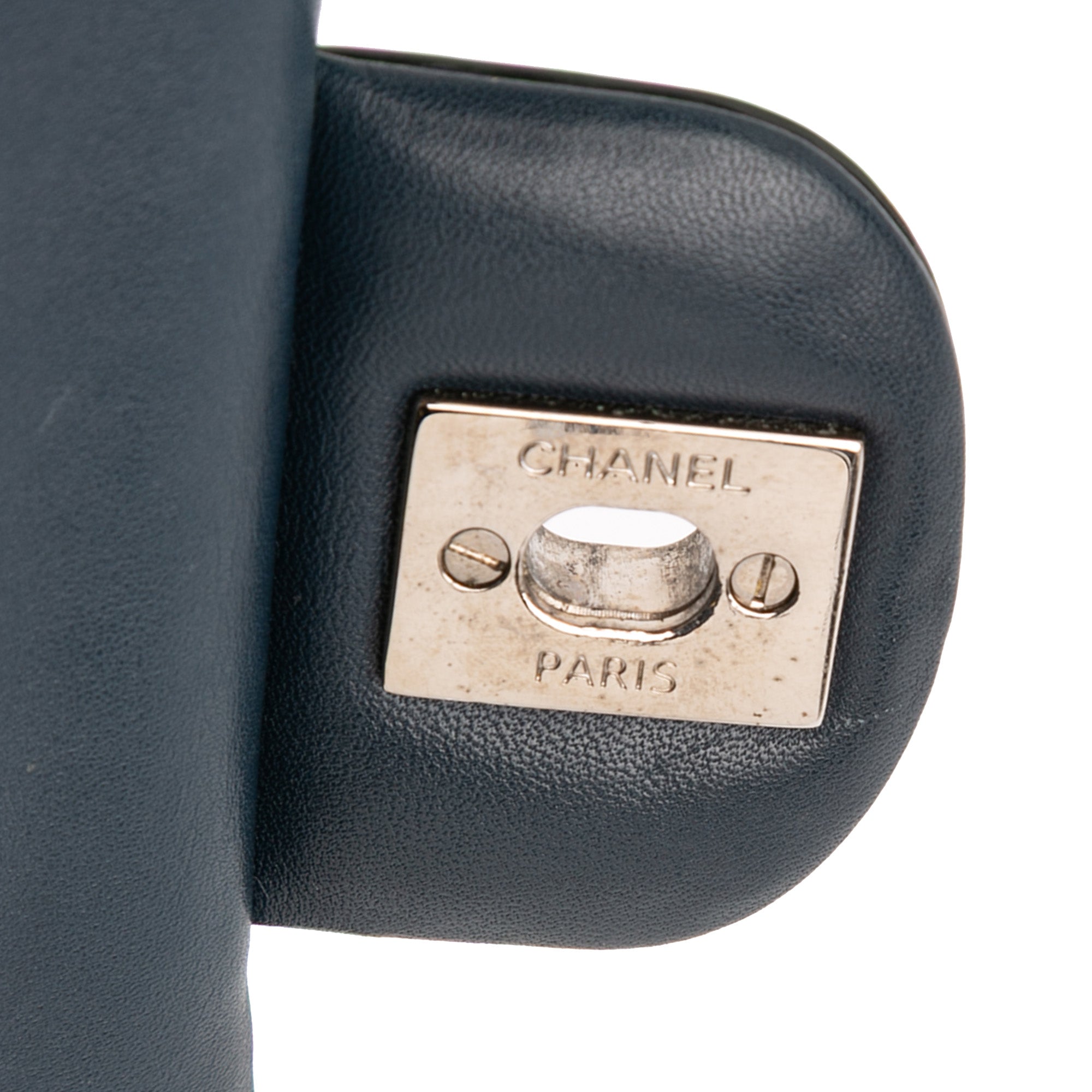 Chanel Medium Classic Patent Double Fla - image 11