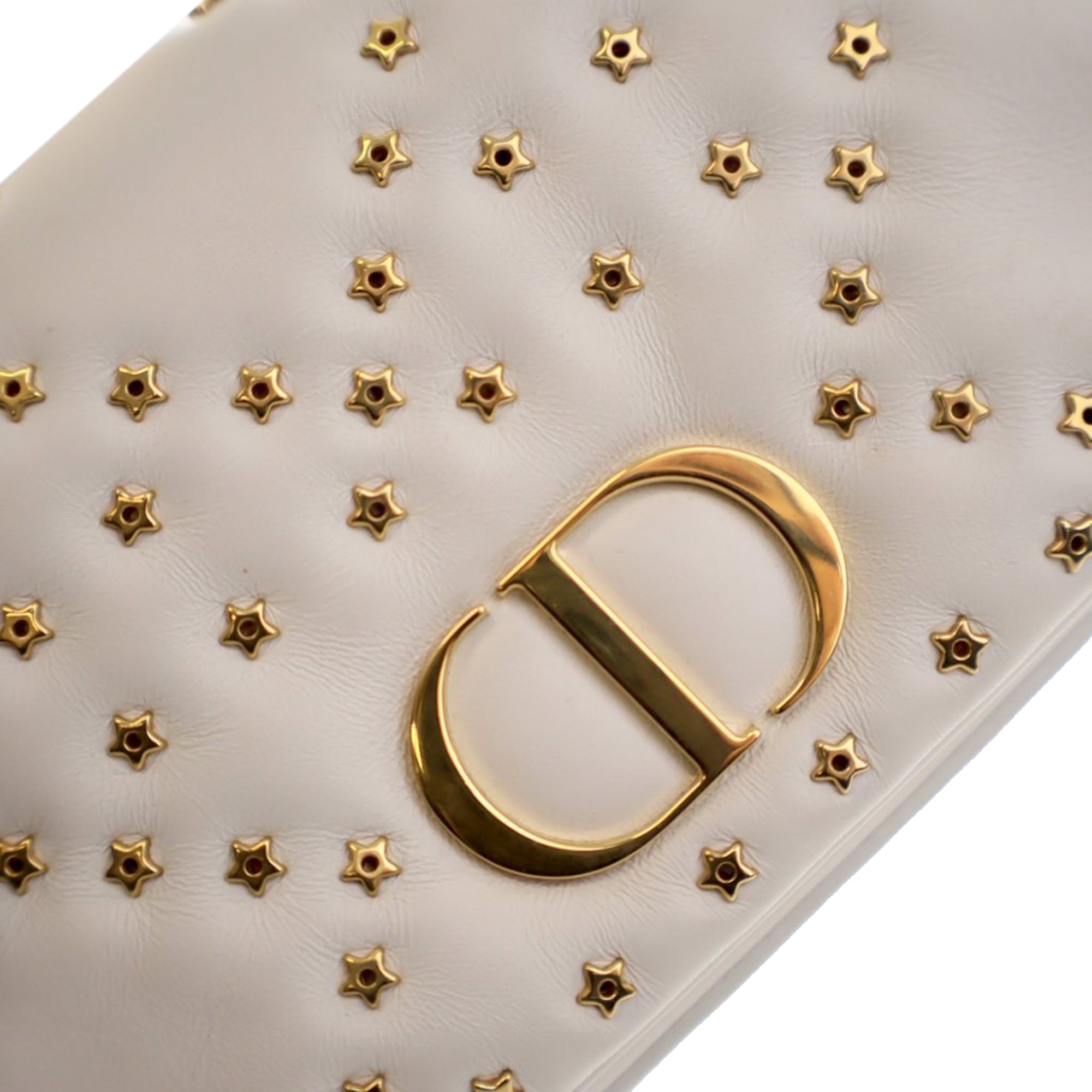 Dior Mini Lambskin Macrocannage Lucky Star Studded Caro Crossbody - image 11