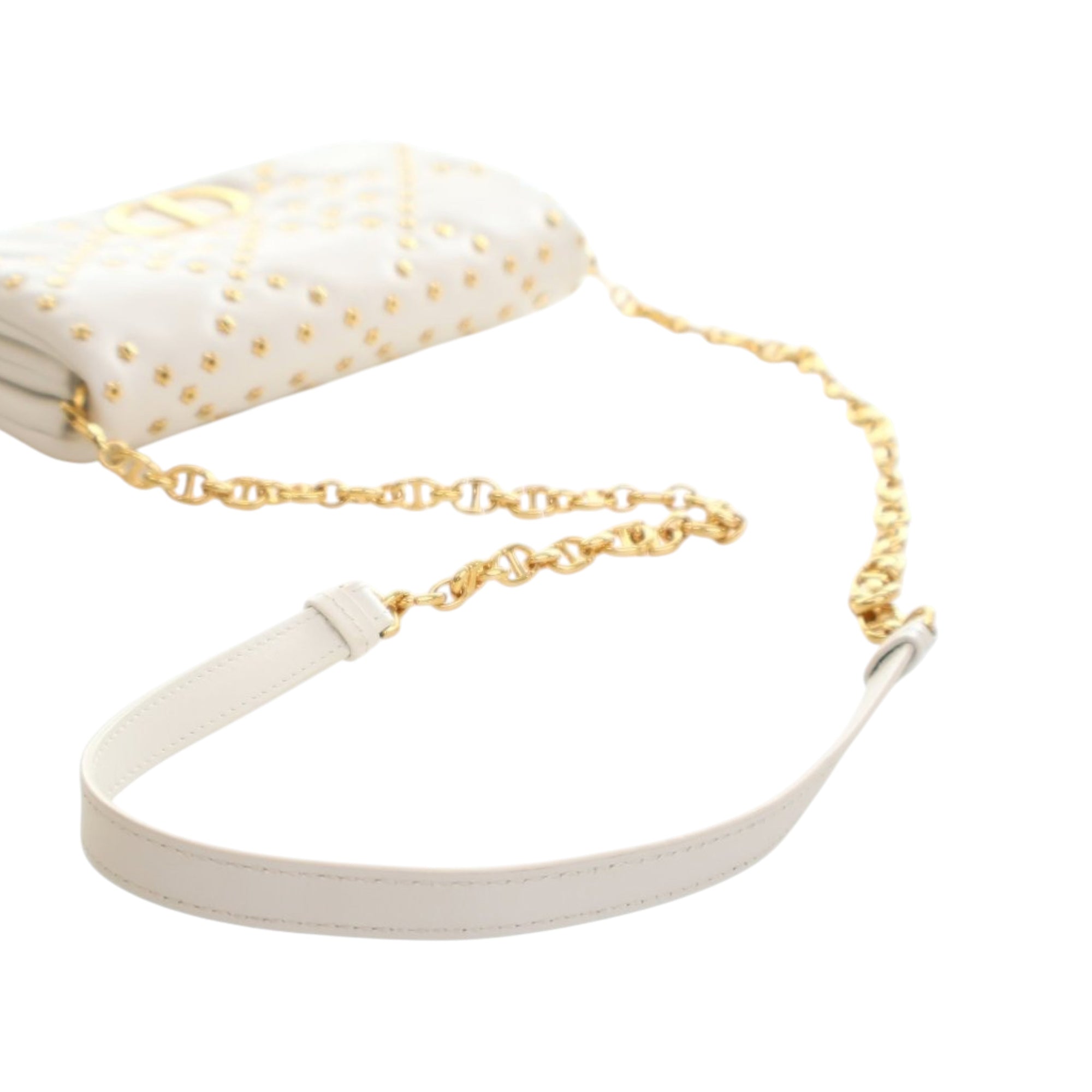 Dior Mini Lambskin Macrocannage Lucky Star Studded Caro Crossbody - image 12