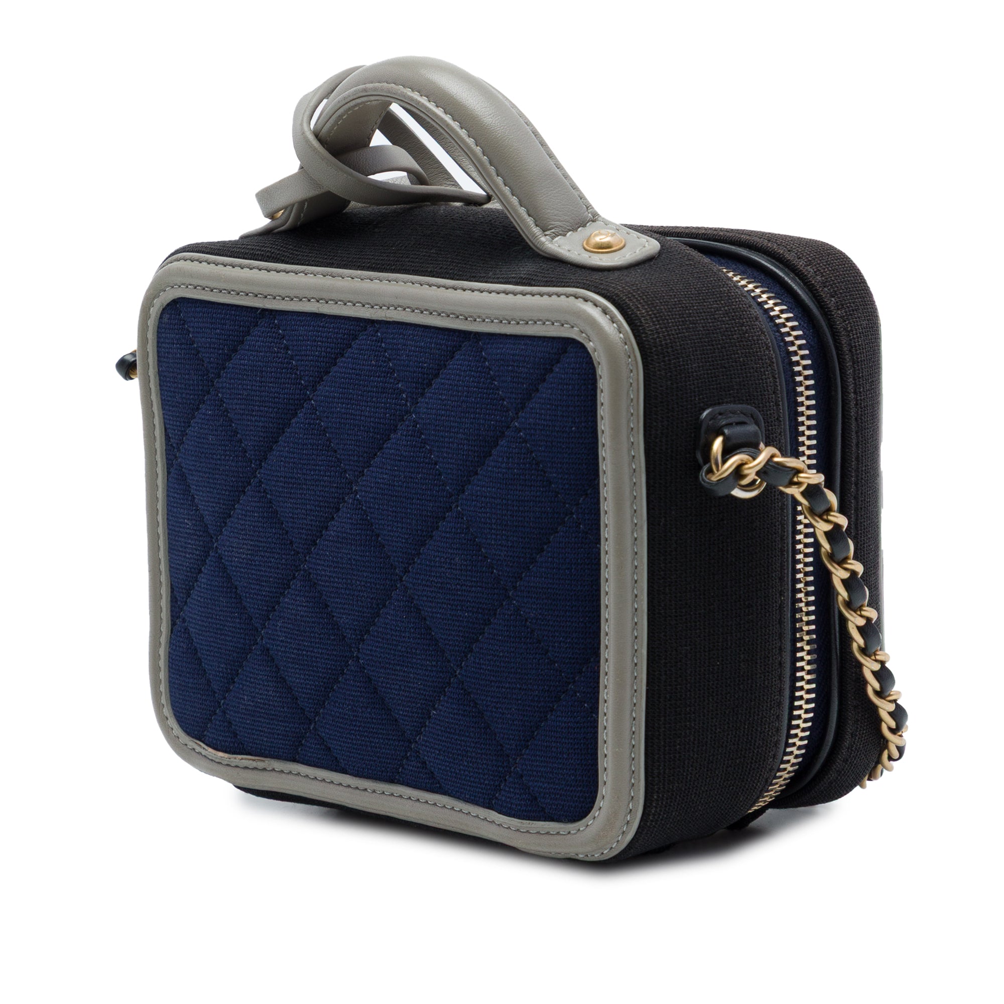 Chanel Small Jersey CC Filigree Vanity Case - image 2